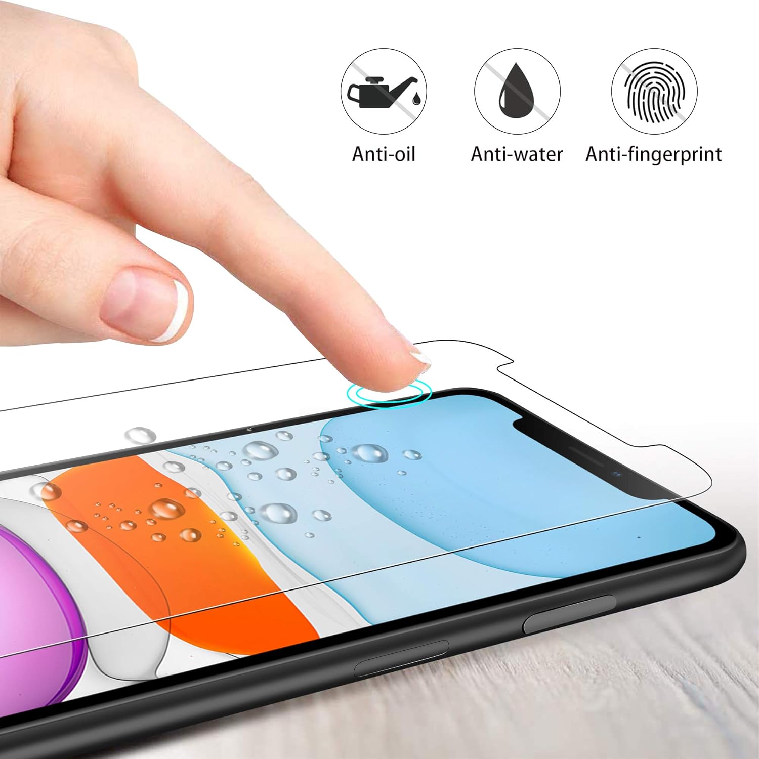 4youquality [4-Pack Screen Protector for iPhone 11 and iPhon... - Image 8