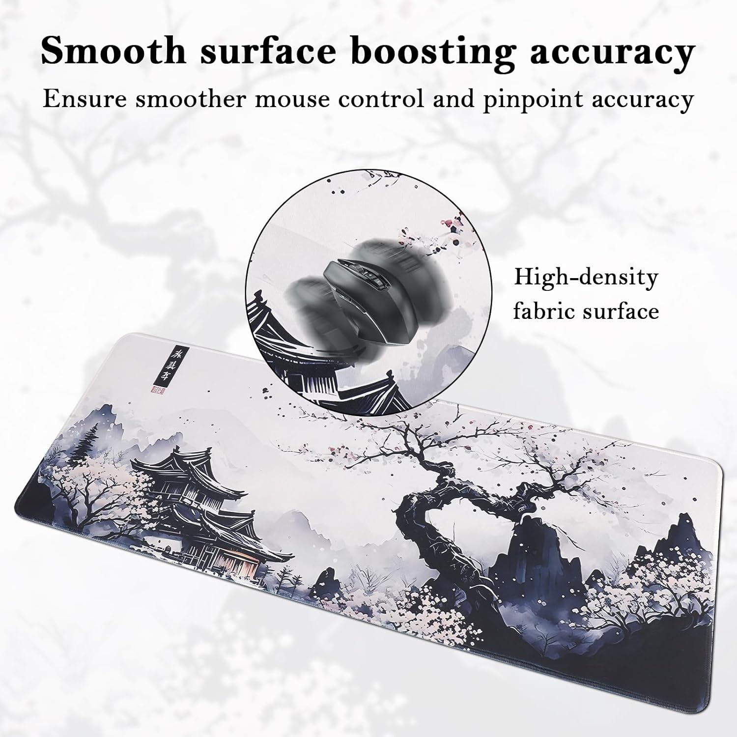 Non Slip Mouse Pad, 80 x 30cm Mouse Mat Extended, Gaming Mou... - Image 4
