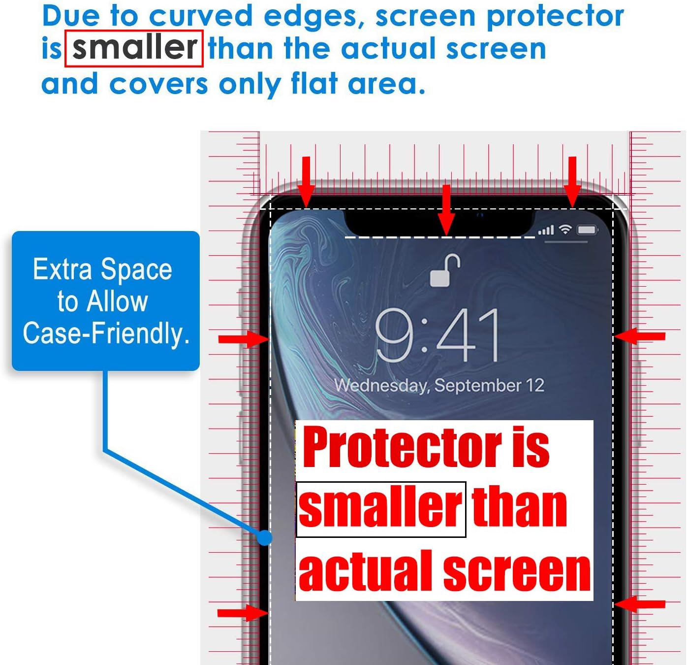 4youquality [4-Pack Screen Protector for iPhone 11 and iPhon... - Image 5