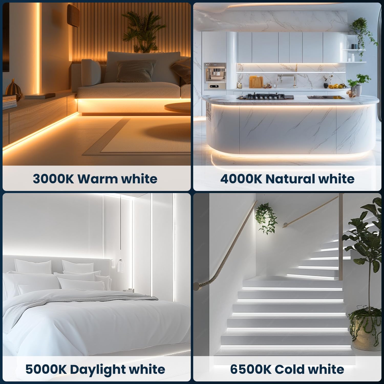 COB Led Strip 7M, 3000-6500K CRI90+ Led COB Strip Light, 24V... - Image 8