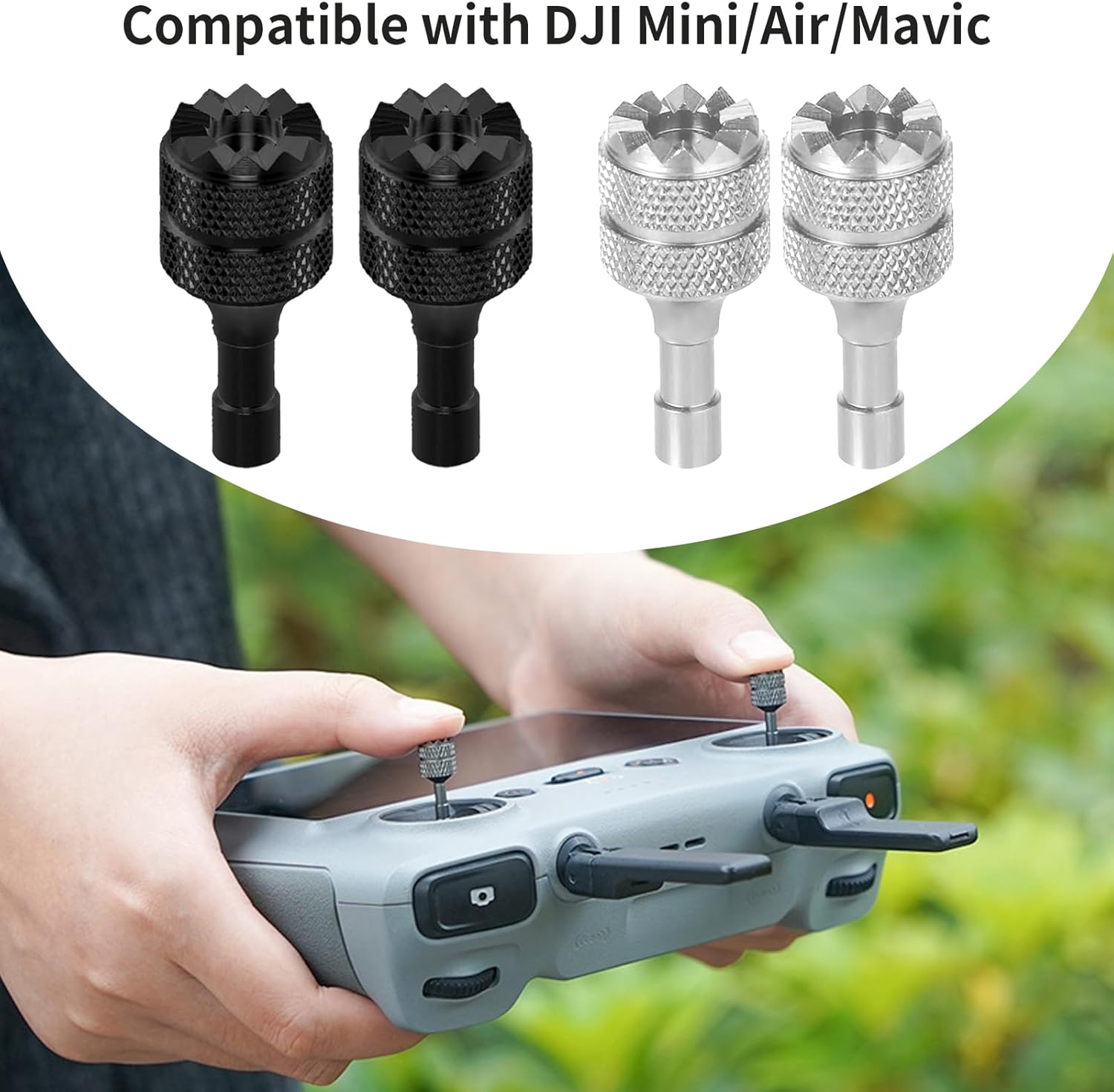 4 Pcs Drone Control Sticks, Aluminum Alloy Joysticks Compati... - Image 4