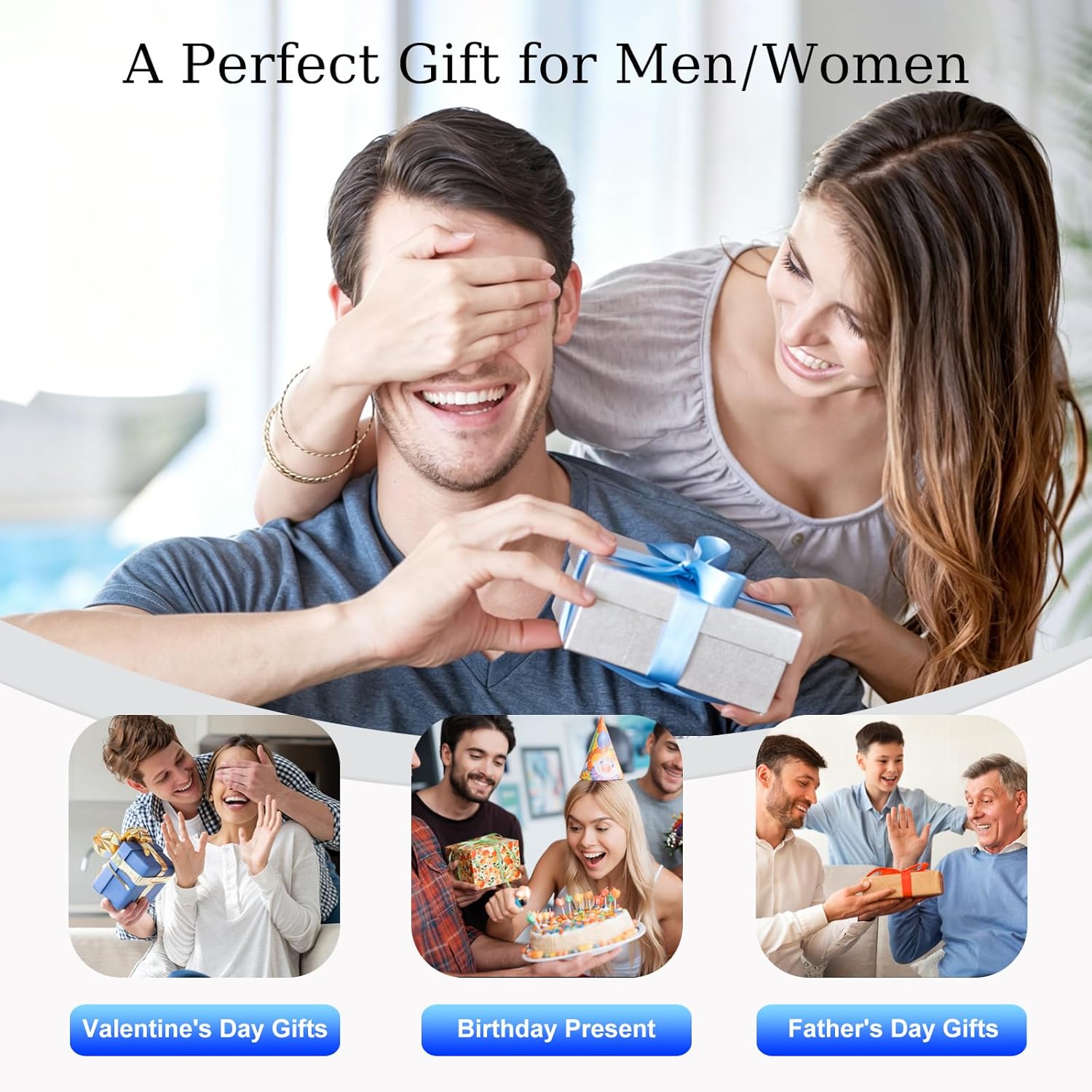 Gifts for Men Women, Phone Stand with Bluetooth Speaker, 4-i... - Image 3