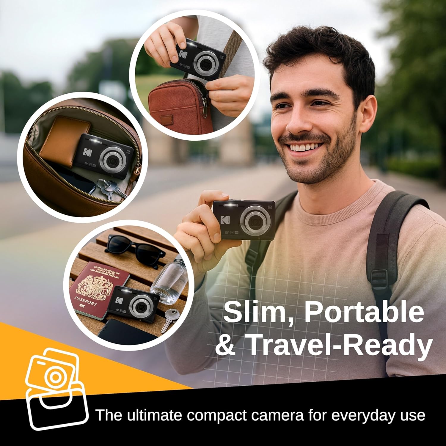 Digital Camera Set Bundle with Kodak Pixpro FZ55 Compact Dig... - Image 3