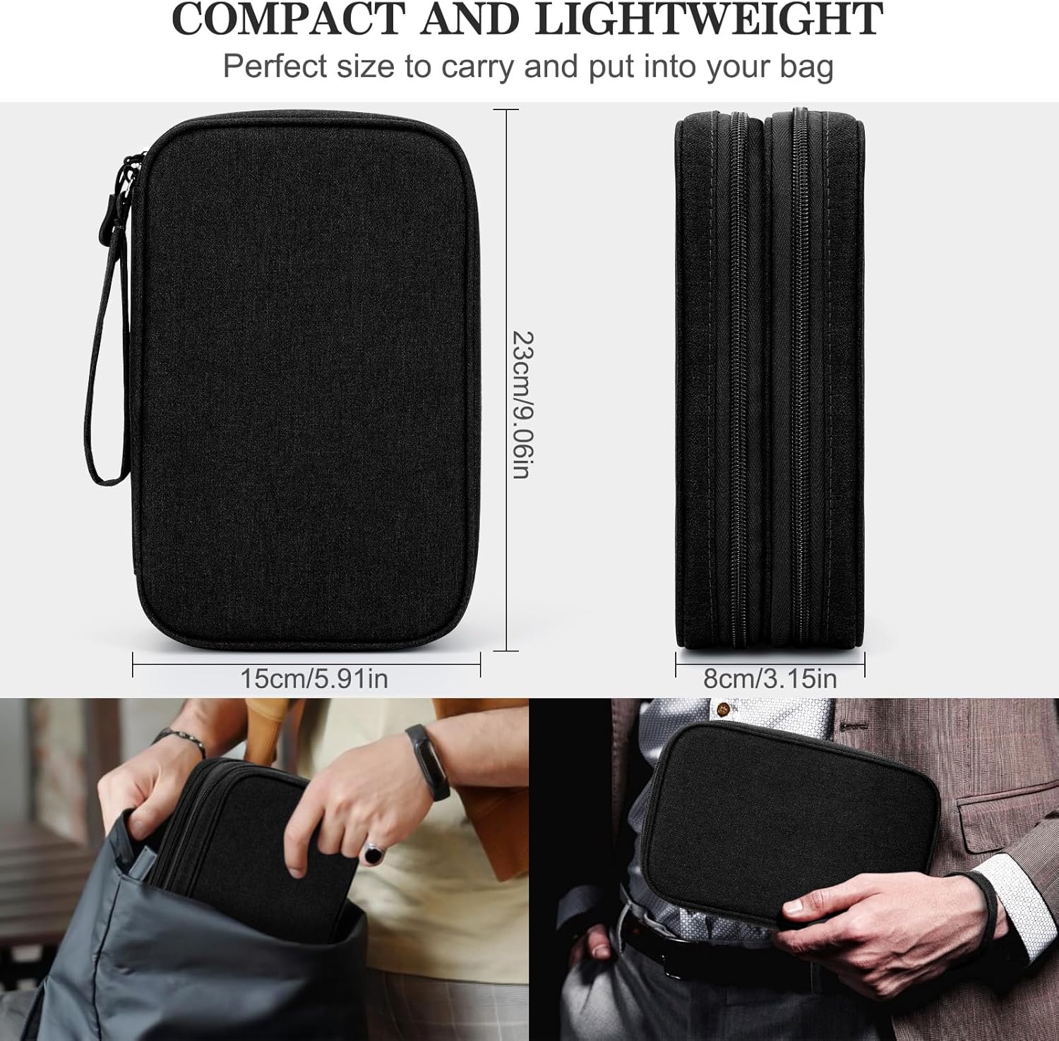FYY Travel Cable Organiser, Electronics Accessories Bag, Wat... - Image 3