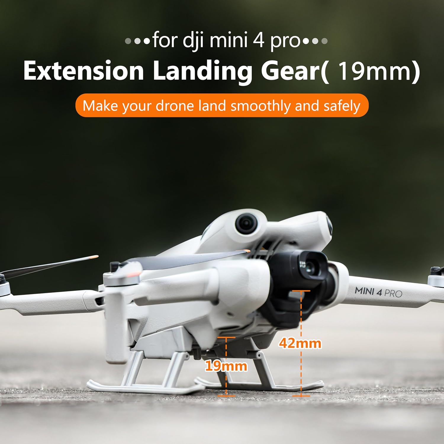 STARTRC Landing Gear for DJI Mini 4 Pro landing Leg Foldable... - Image 2