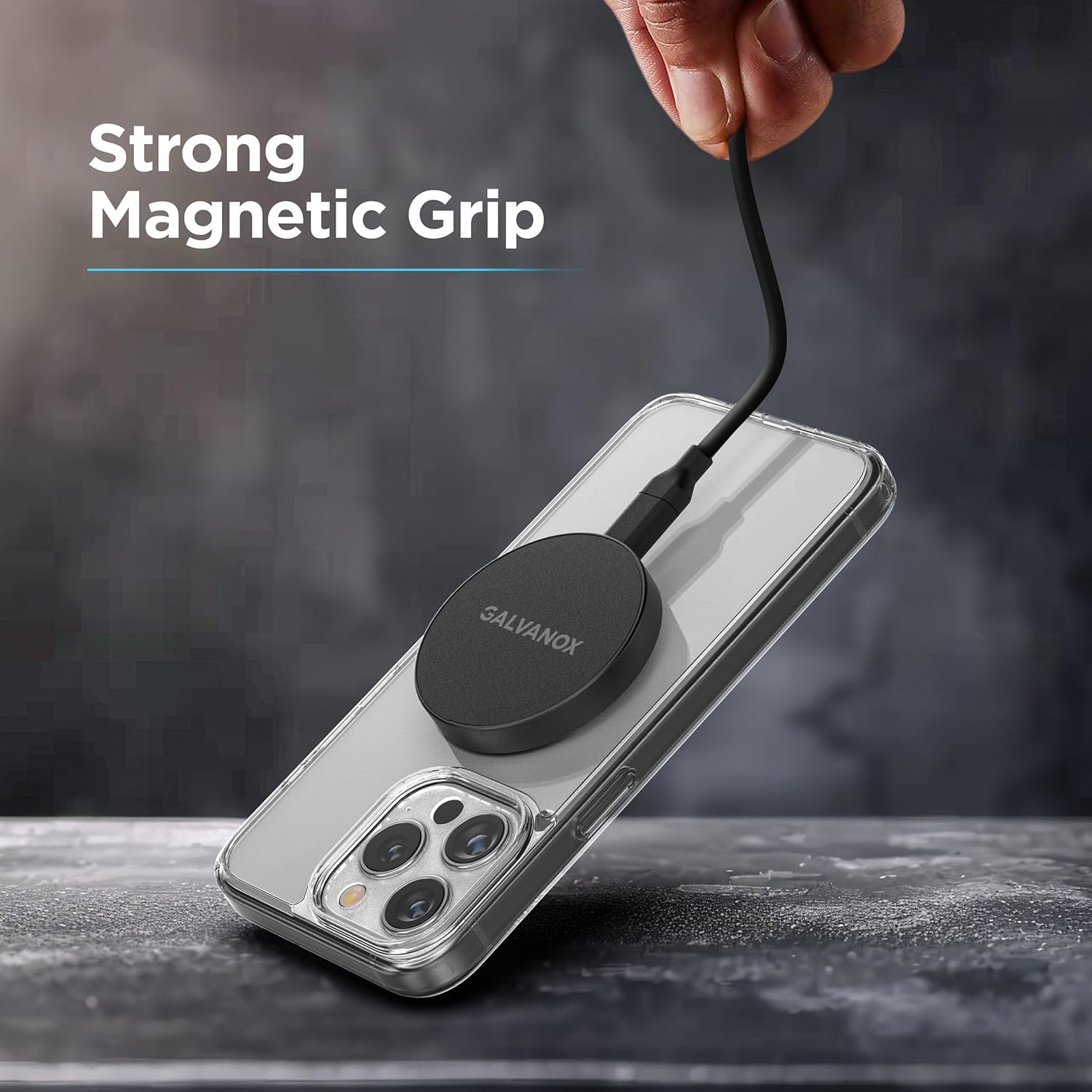 Galvanox Stick-On Magnetic Wireless Charger, Compatible with... - Image 5
