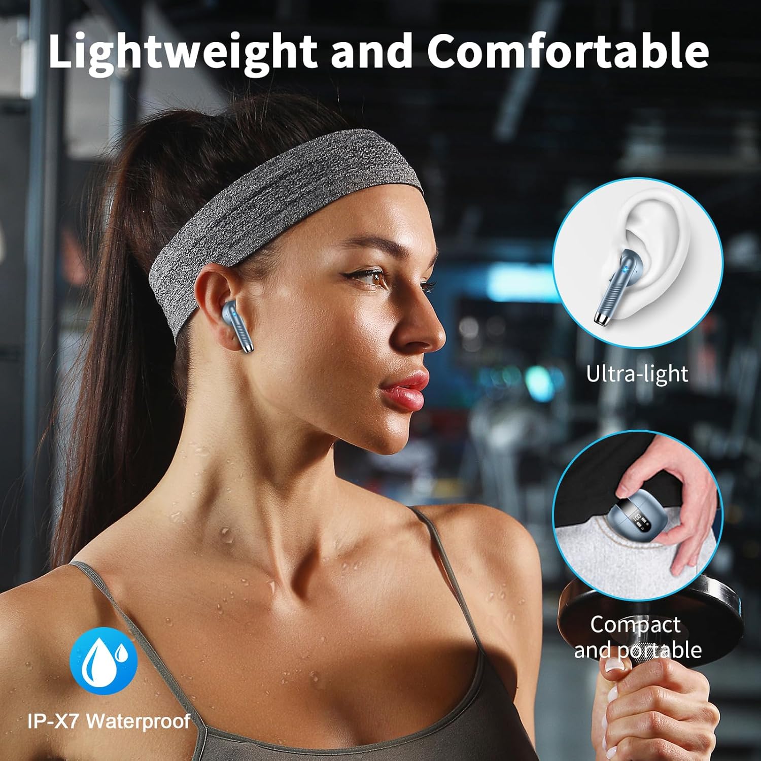 Wireless Earbuds, Bluetooth 5.4 Headphones NEW Wireless Head... - Image 8
