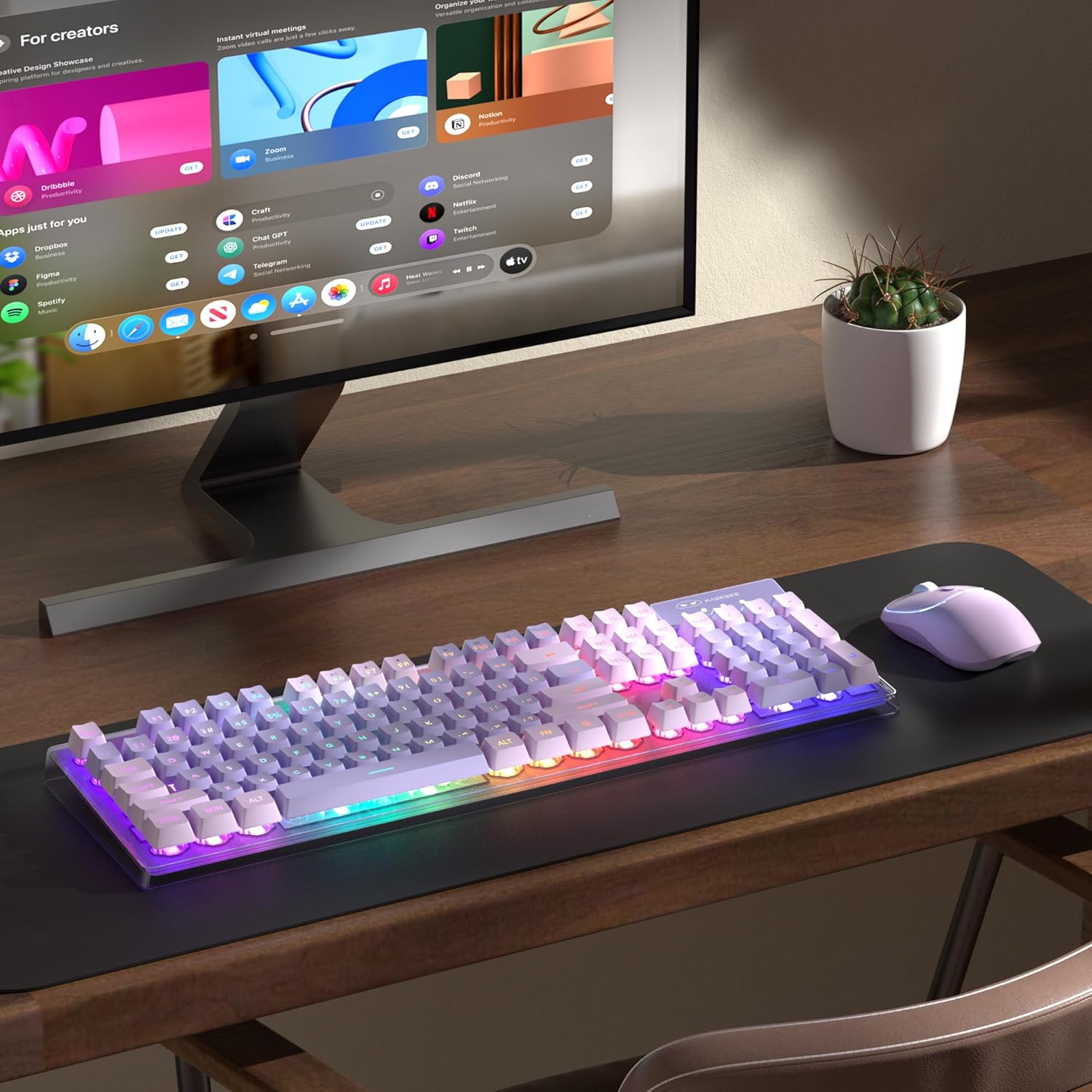 MageGee V550 Wireless Gaming Keyboard and Mouse, 2.4G Full-S... - Image 9