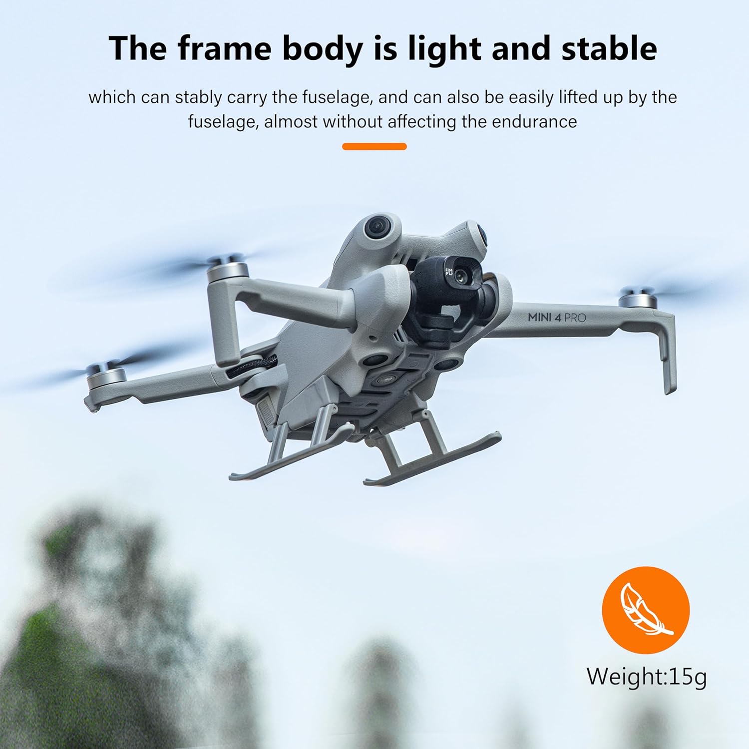 STARTRC Landing Gear for DJI Mini 4 Pro landing Leg Foldable... - Image 4