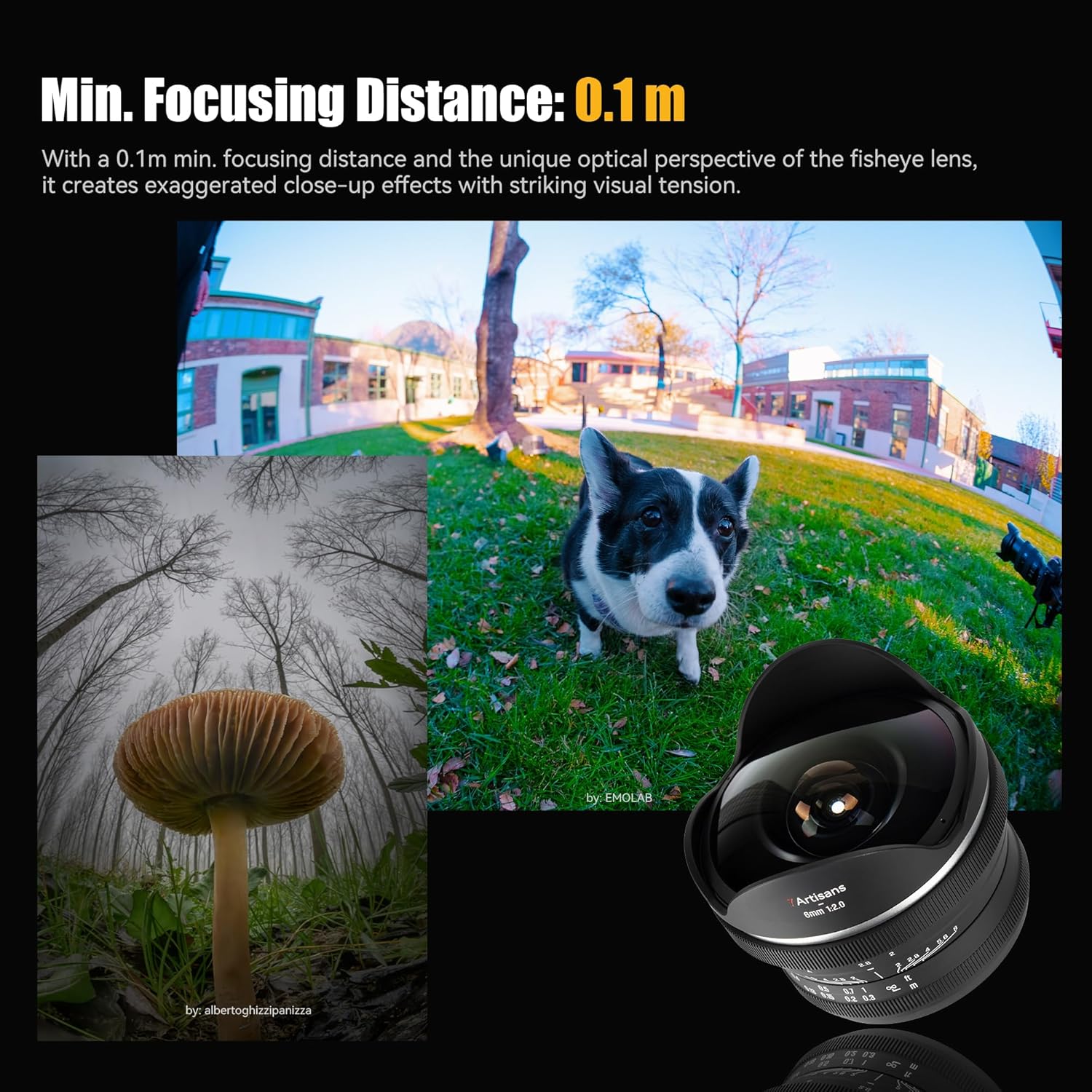 7artisans 6mm F2.0 APS-C Fisheye Ultra Wide Angle 220°Lens M... - Image 5