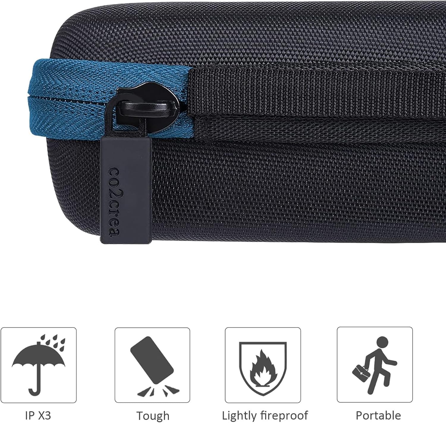 co2CREA Hard Carrying Travel Case for JBL GO 3 /Go 4 /GO 5 U... - Image 5