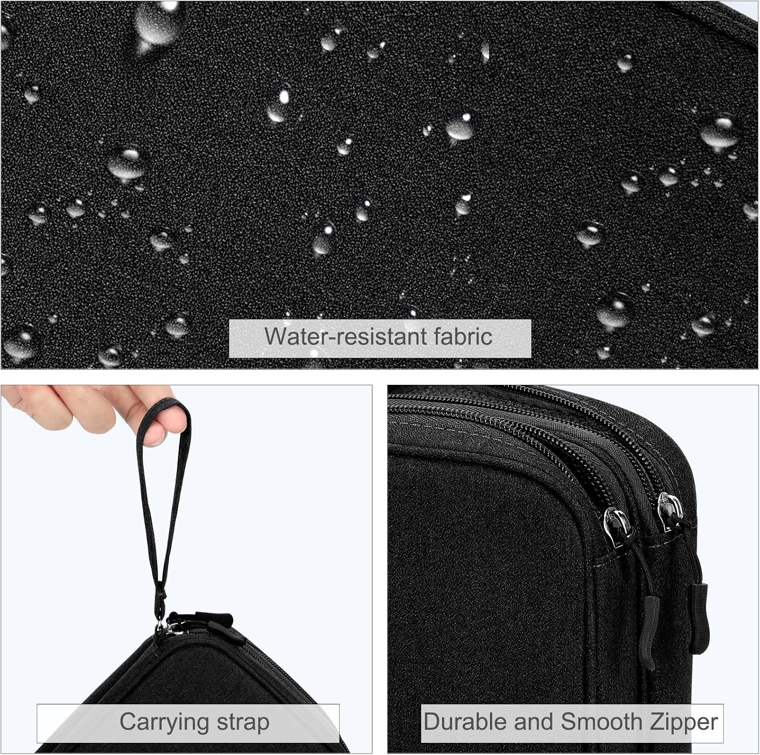 FYY Travel Cable Organiser, Electronics Accessories Bag, Wat... - Image 5