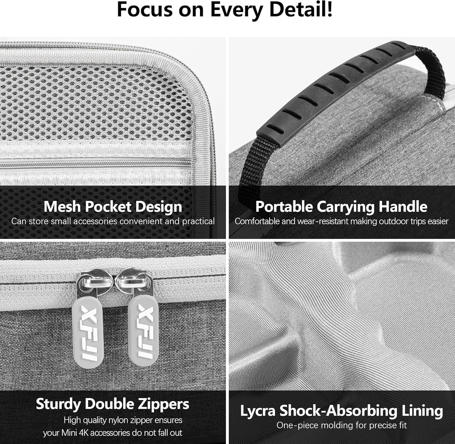FPVtosky Mini 4K Carrying Case Hard Case for DJI Mini 4K / 2... - Image 4