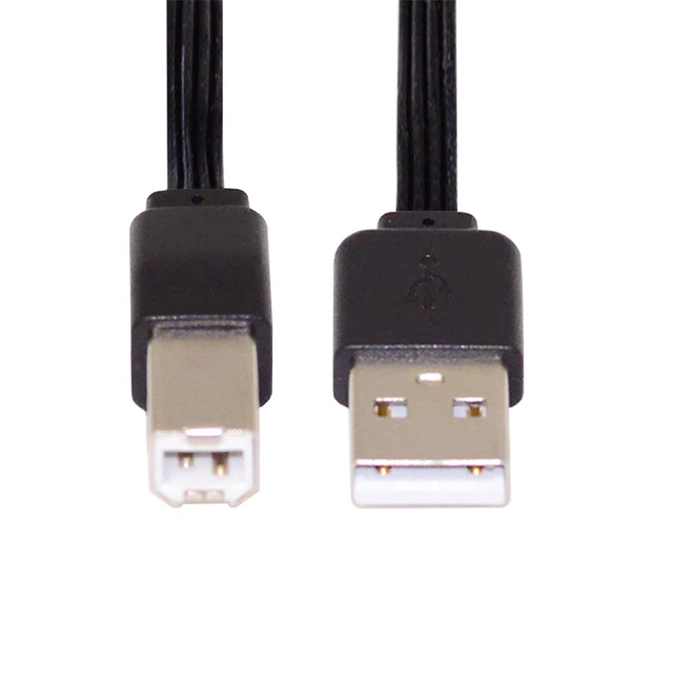 13cm USB 2.0 Type-A Male to Type-B Data Flat Slim FPC Cable ... - Image 2