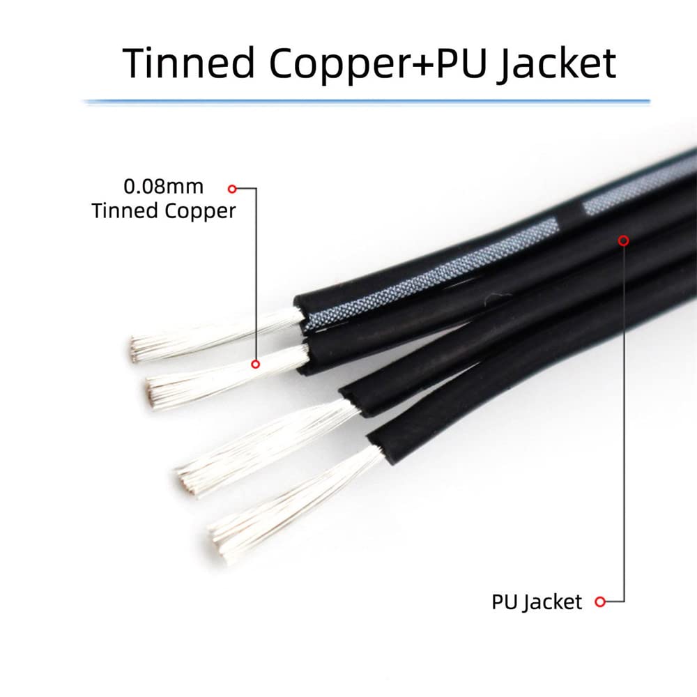 13cm USB 2.0 Type-A Male to Type-B Data Flat Slim FPC Cable ... - Image 3