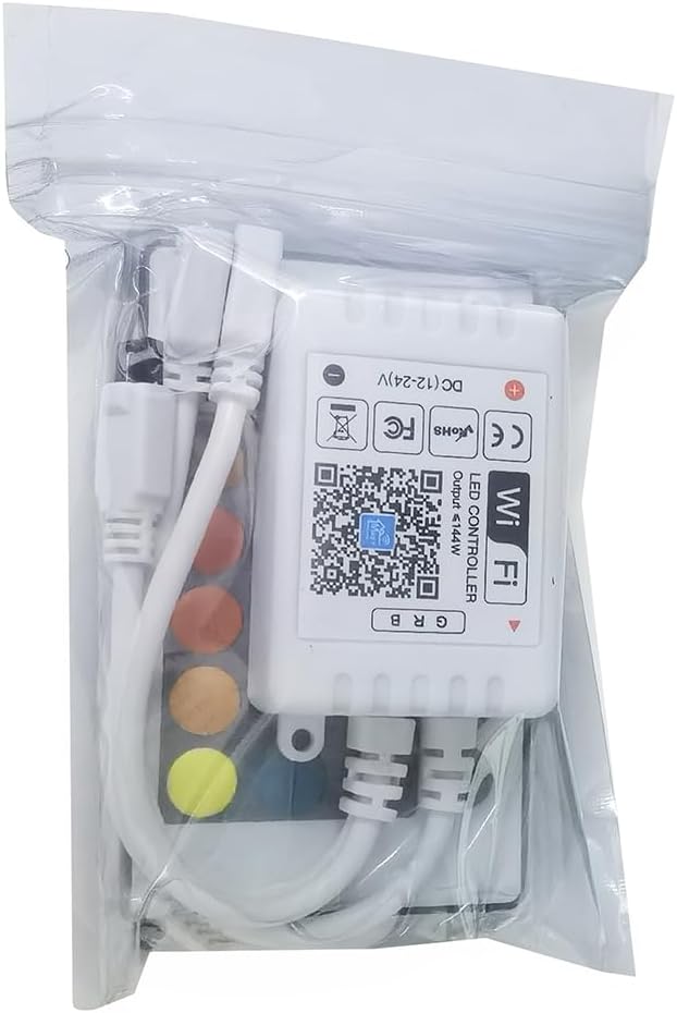 LED Smart RGB WiFi Controller Dual 4-Pin Output with 24-Key ... - Image 7