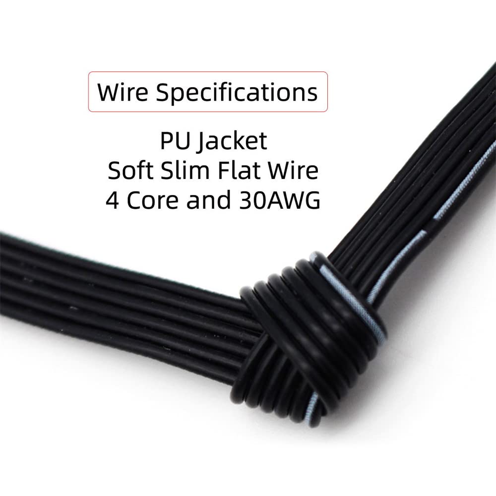 13cm USB 2.0 Type-A Male to Type-B Data Flat Slim FPC Cable ... - Image 7