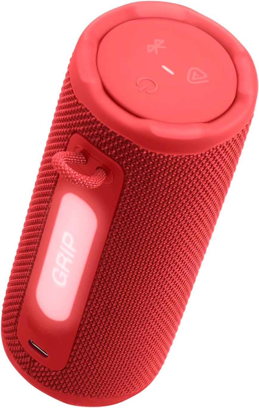 JBL Grip, Compact Bluetooth Speaker, Red | JBL Pro Sound wit... - Image 4