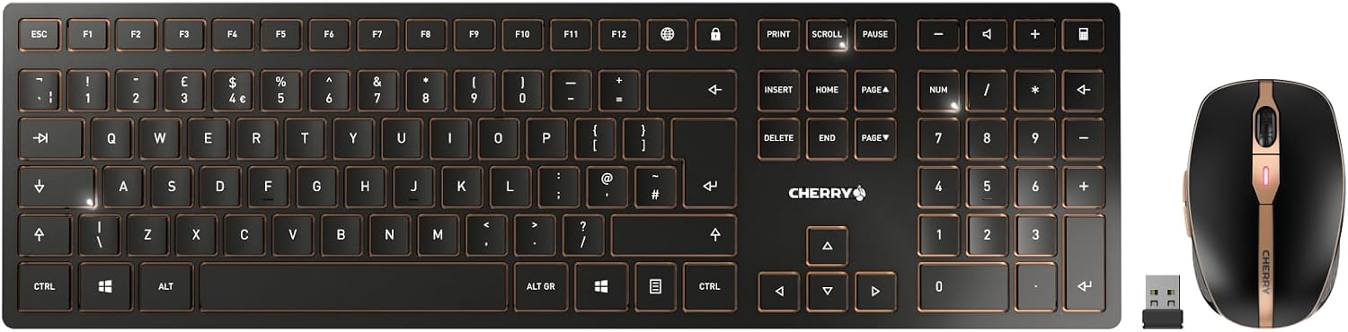 CHERRY DW 9100 SLIM, Wireless Desktop Set, UK Layout (QWERTY... - Image 5