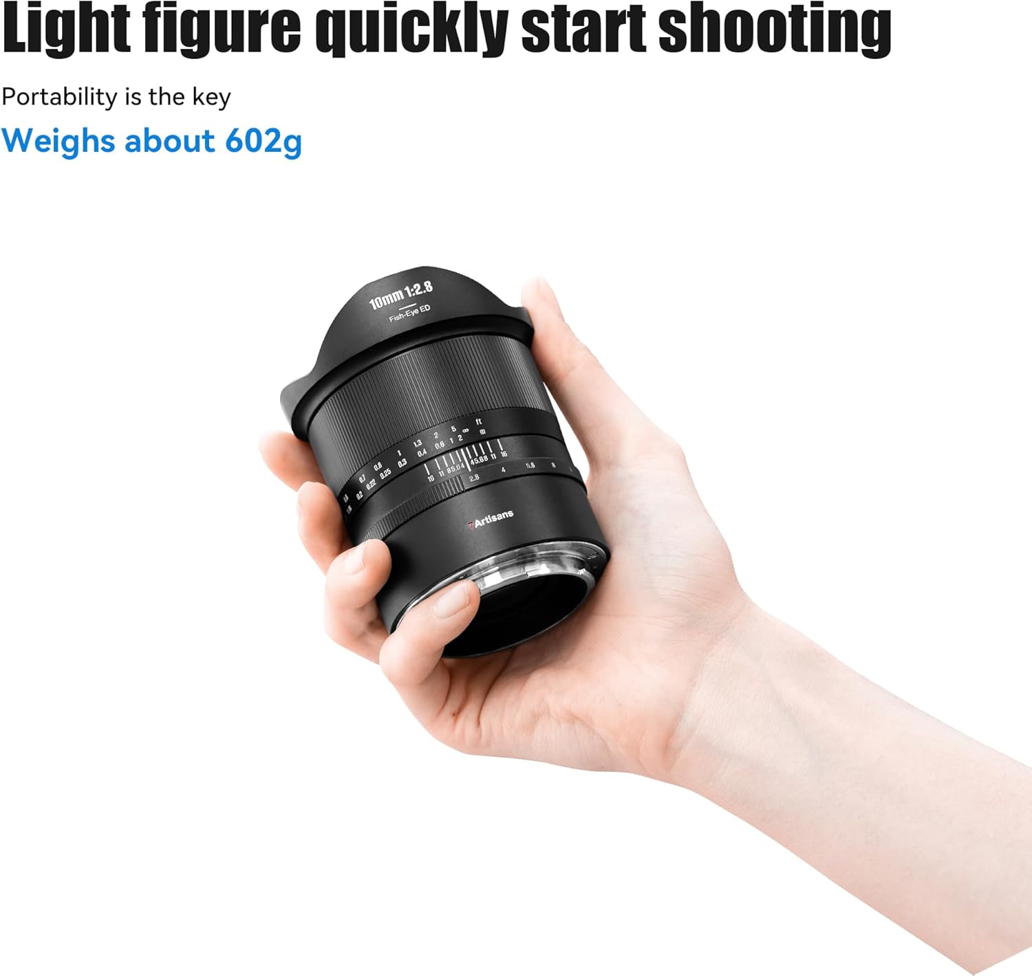7artisans 10mm F2.8 II Ultra Wide Fisheye MF Lens, 185° for ... - Image 7