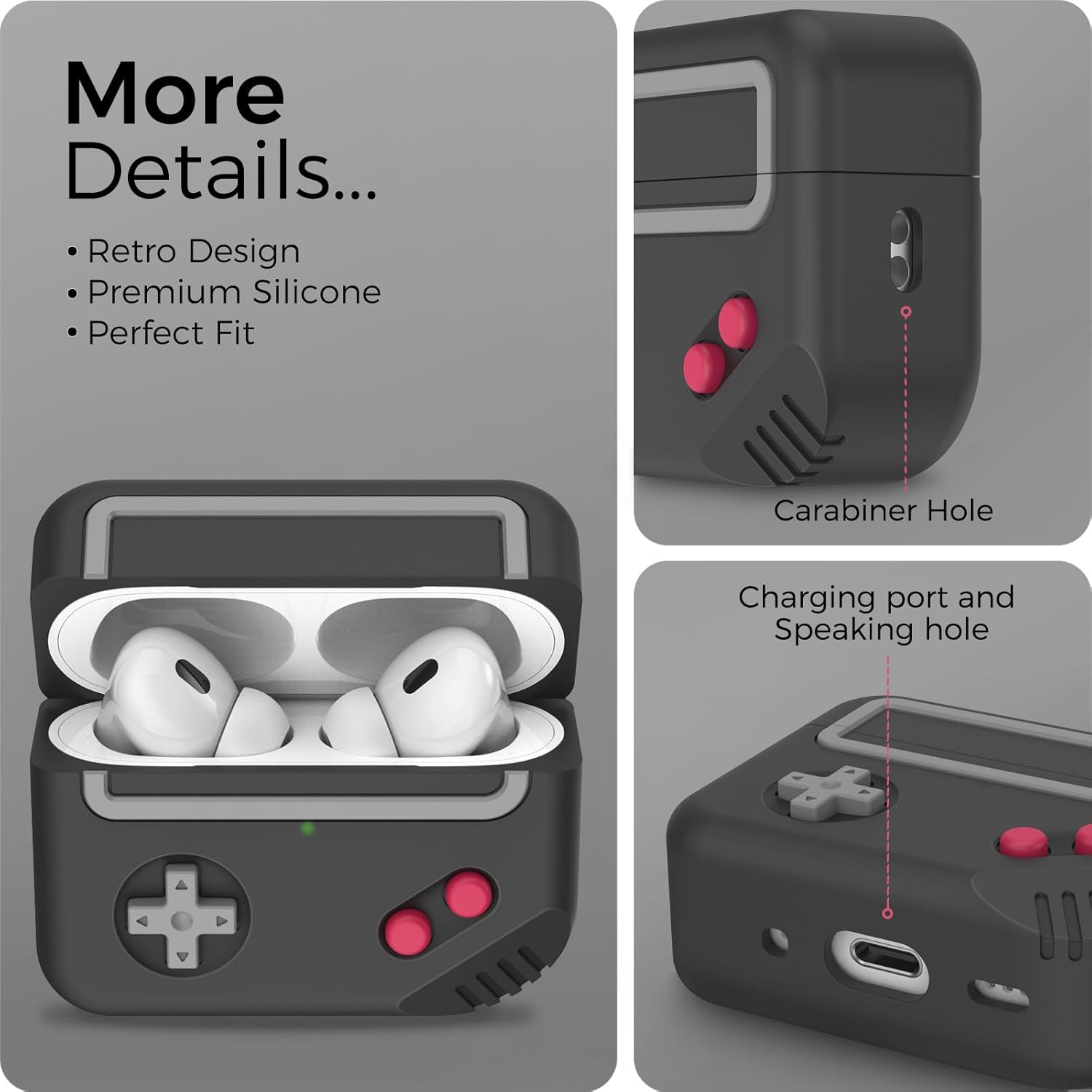TRONWIN for AirPods Pro 3 Case - 2025 Silicone Game Console ... - Image 8