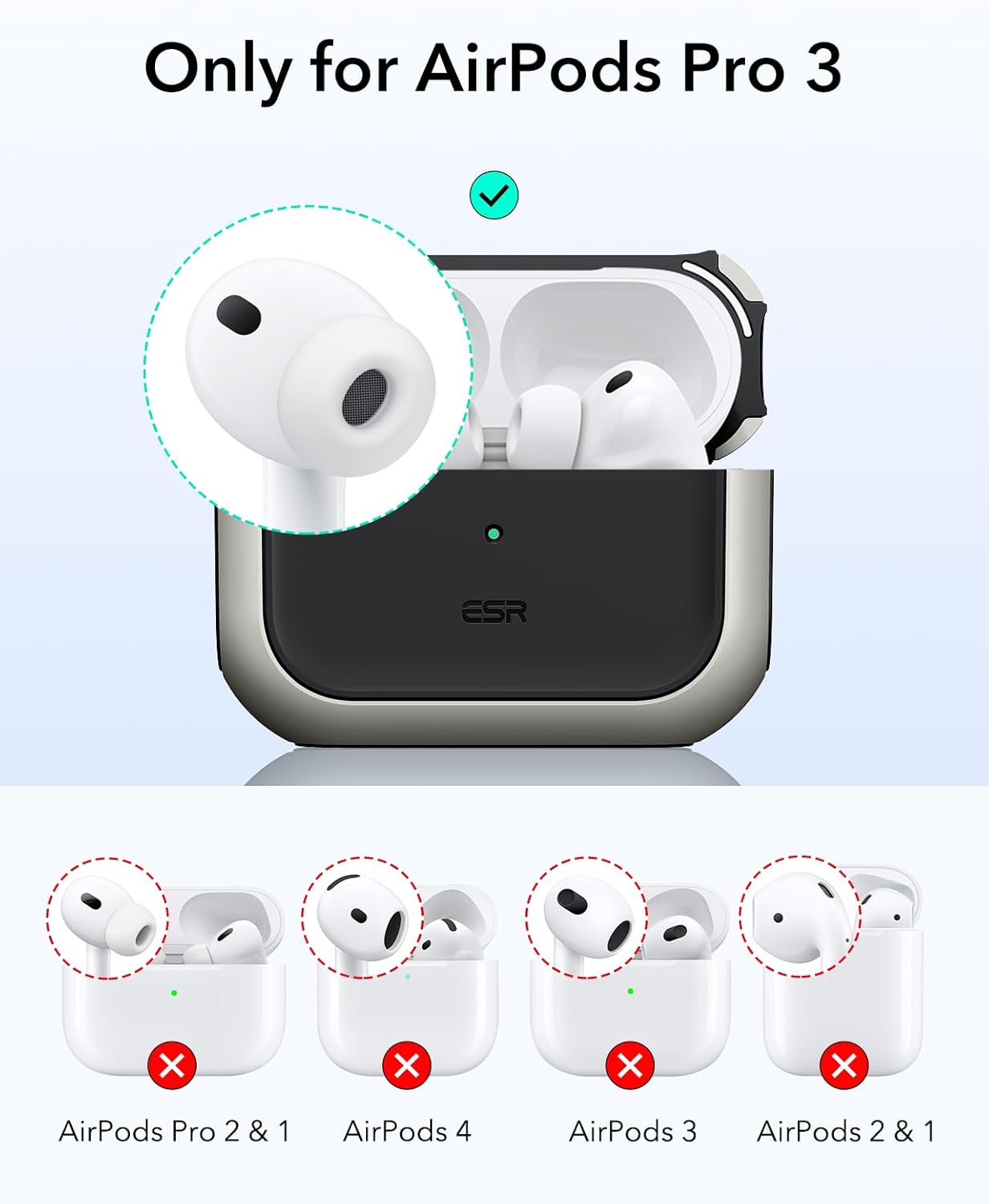 ESR for AirPods Pro 3 Case, Compatible with AirPods Pro Case... - Image 3