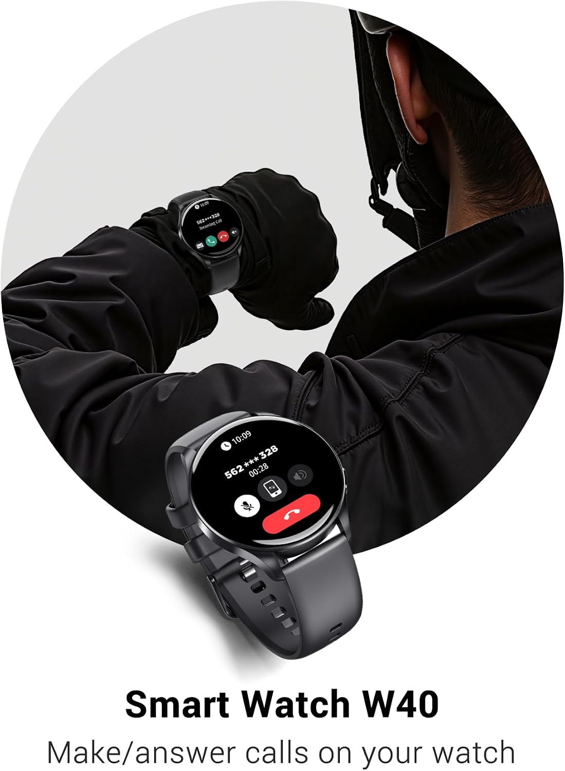 Smart Watch for Men Women,Answer/Make Call, 1.43" AMOLED Alw... - Image 4