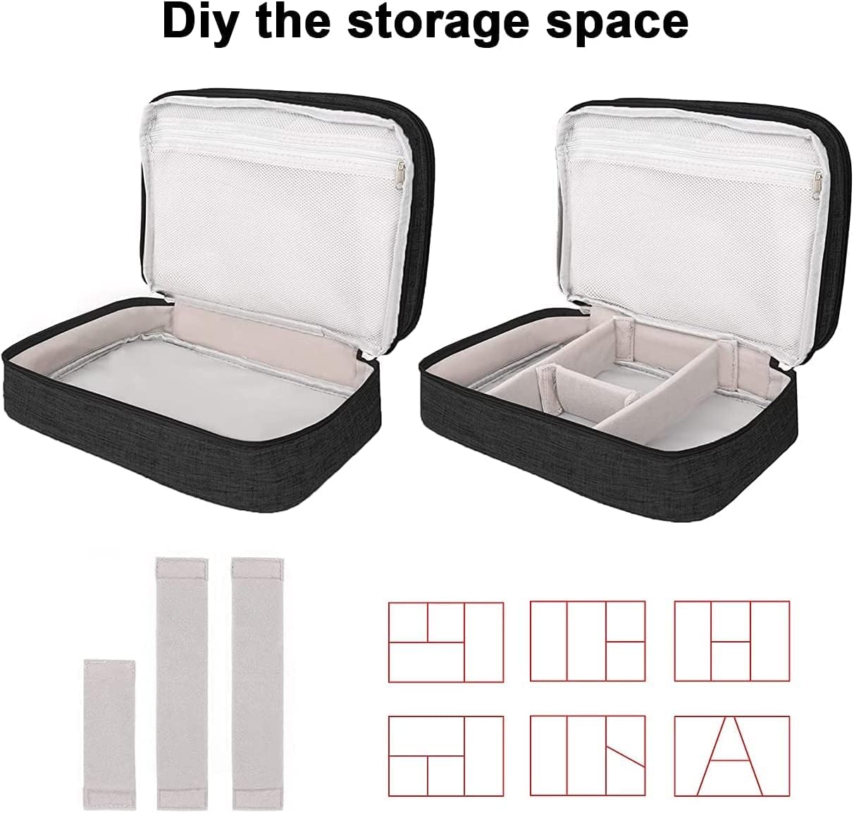 Electronic Accessories Bags, 3 Layer Travel Cable Organiser ... - Image 6