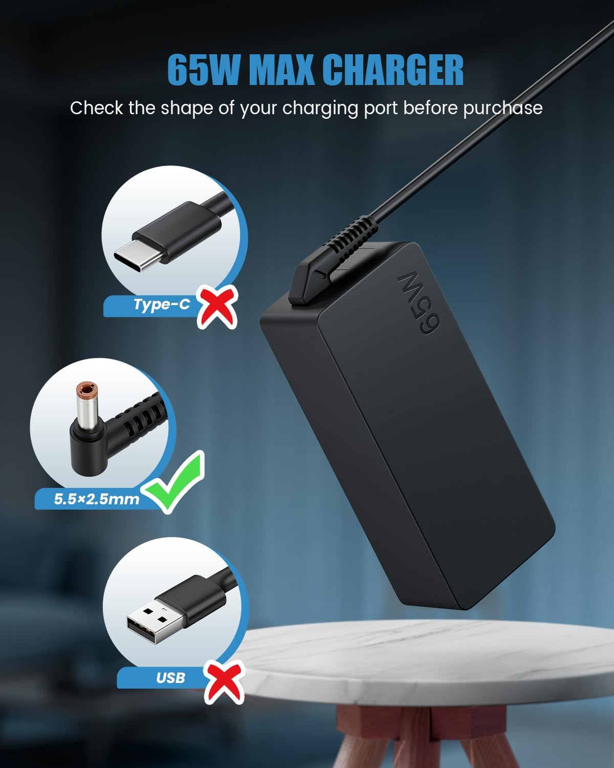 19V 65W Replacement Charger for JBL Xtreme 2 Boombox 2 | For... - Image 3