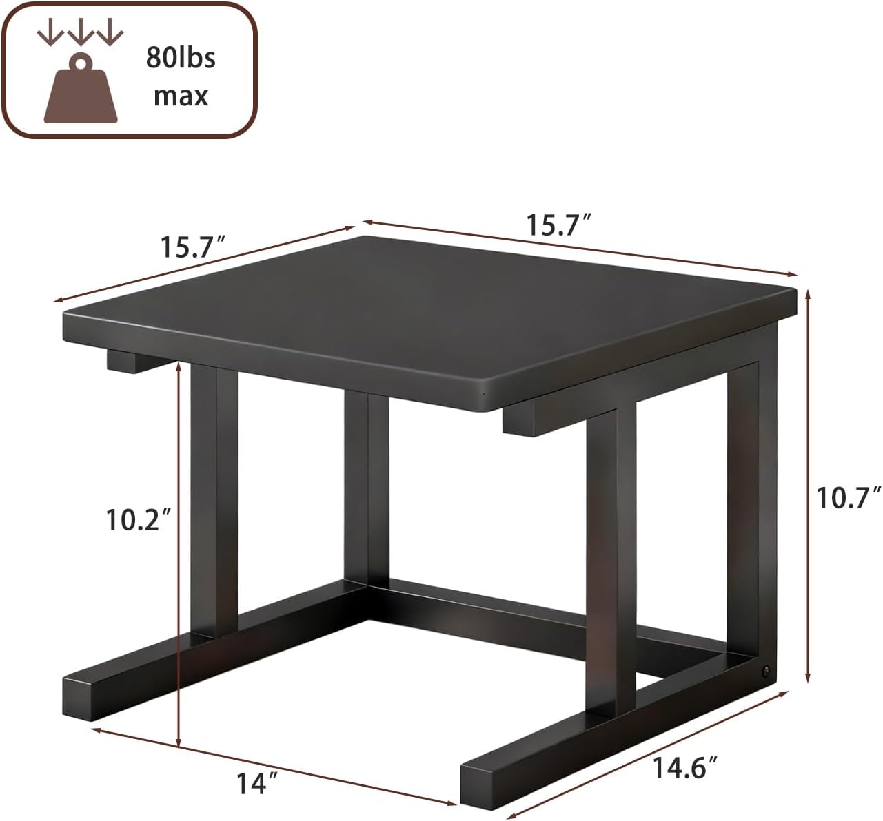 Desktop Printer Stand, 15.7″x 15.7″ 2-Tier Large Printer She... - Image 5