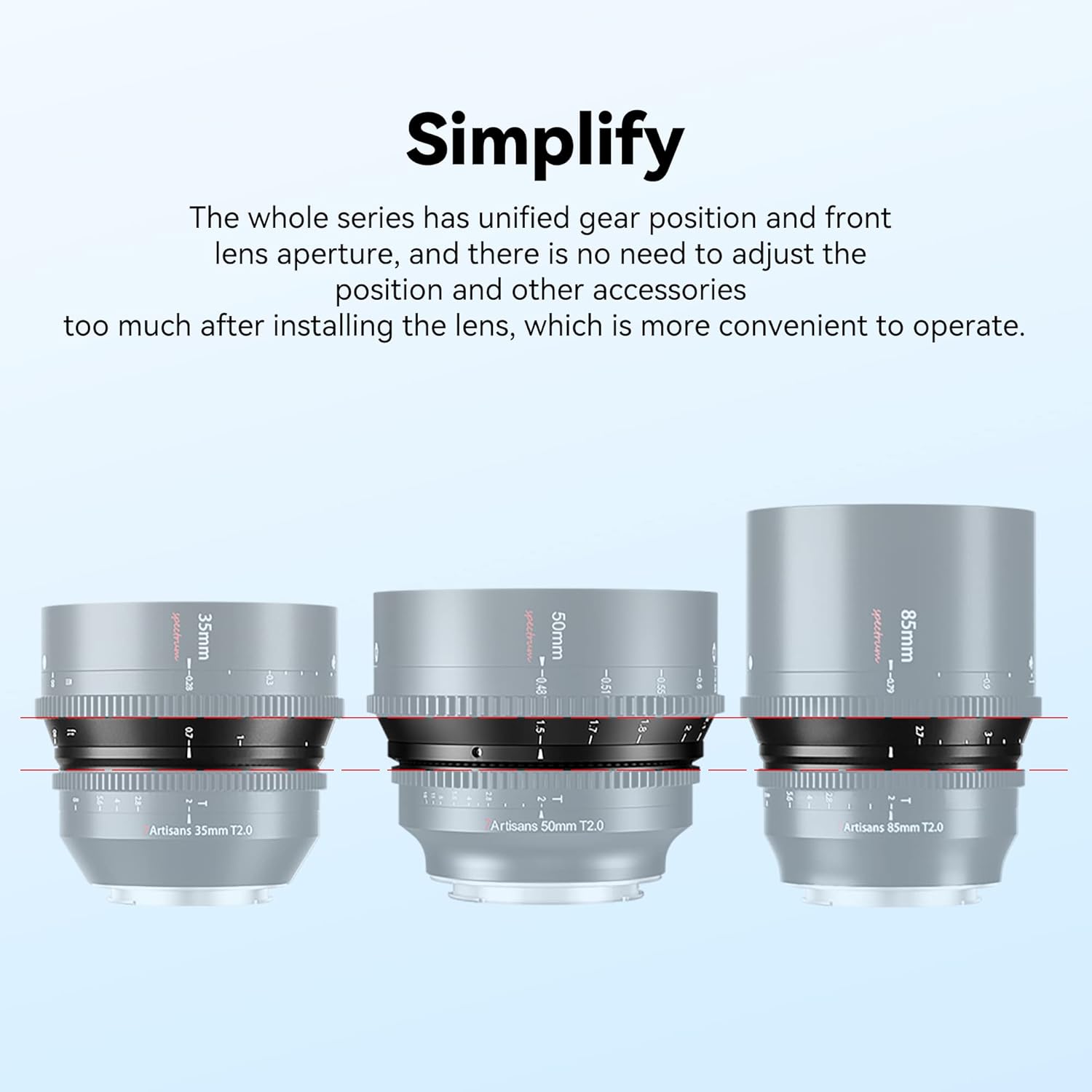 7artisans 50mm T2.0 Large Aperture Full Frame Cine Lens Comp... - Image 7