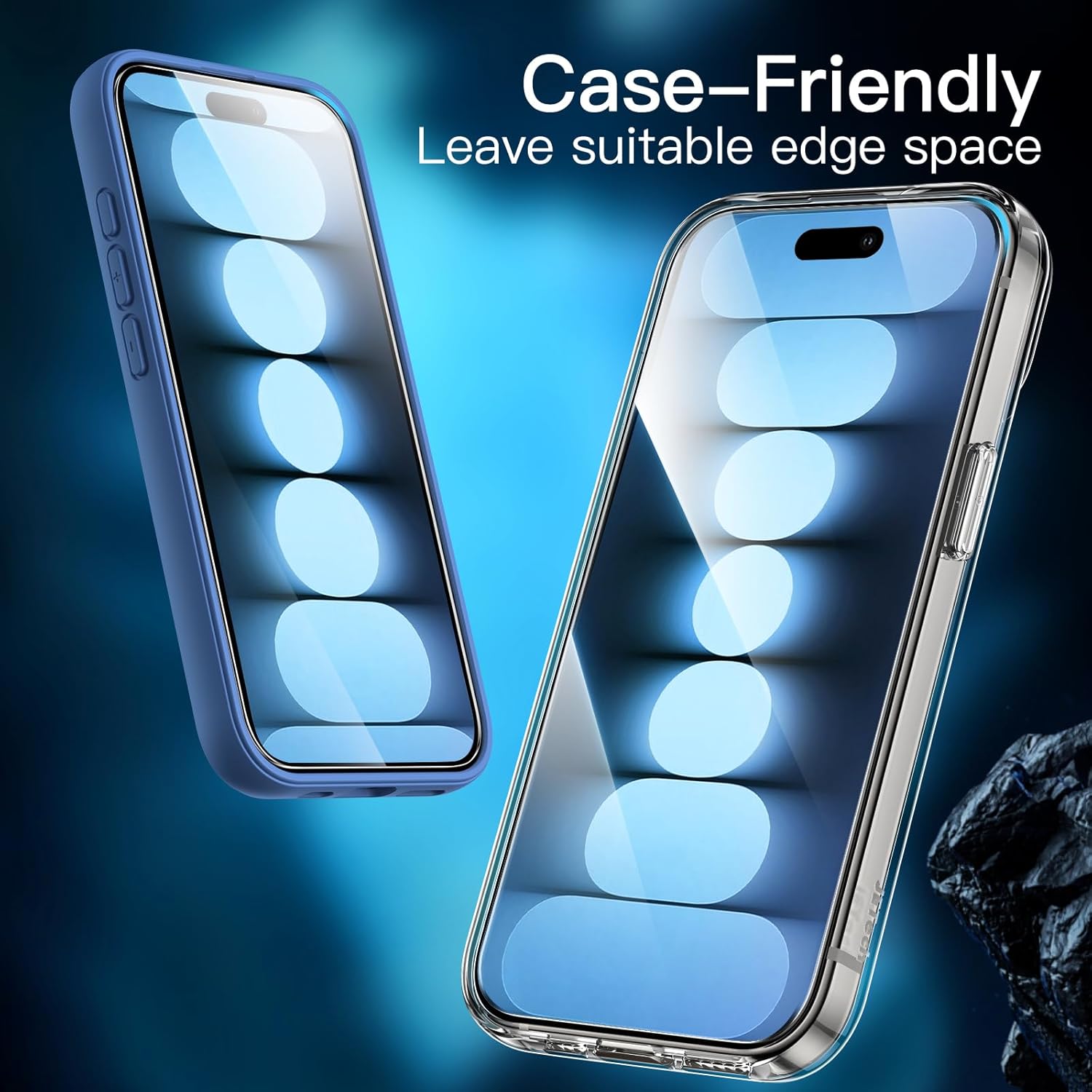JETech Screen Protector for iPhone 15 Pro, 3-Pack | 9H Tempe... - Image 9