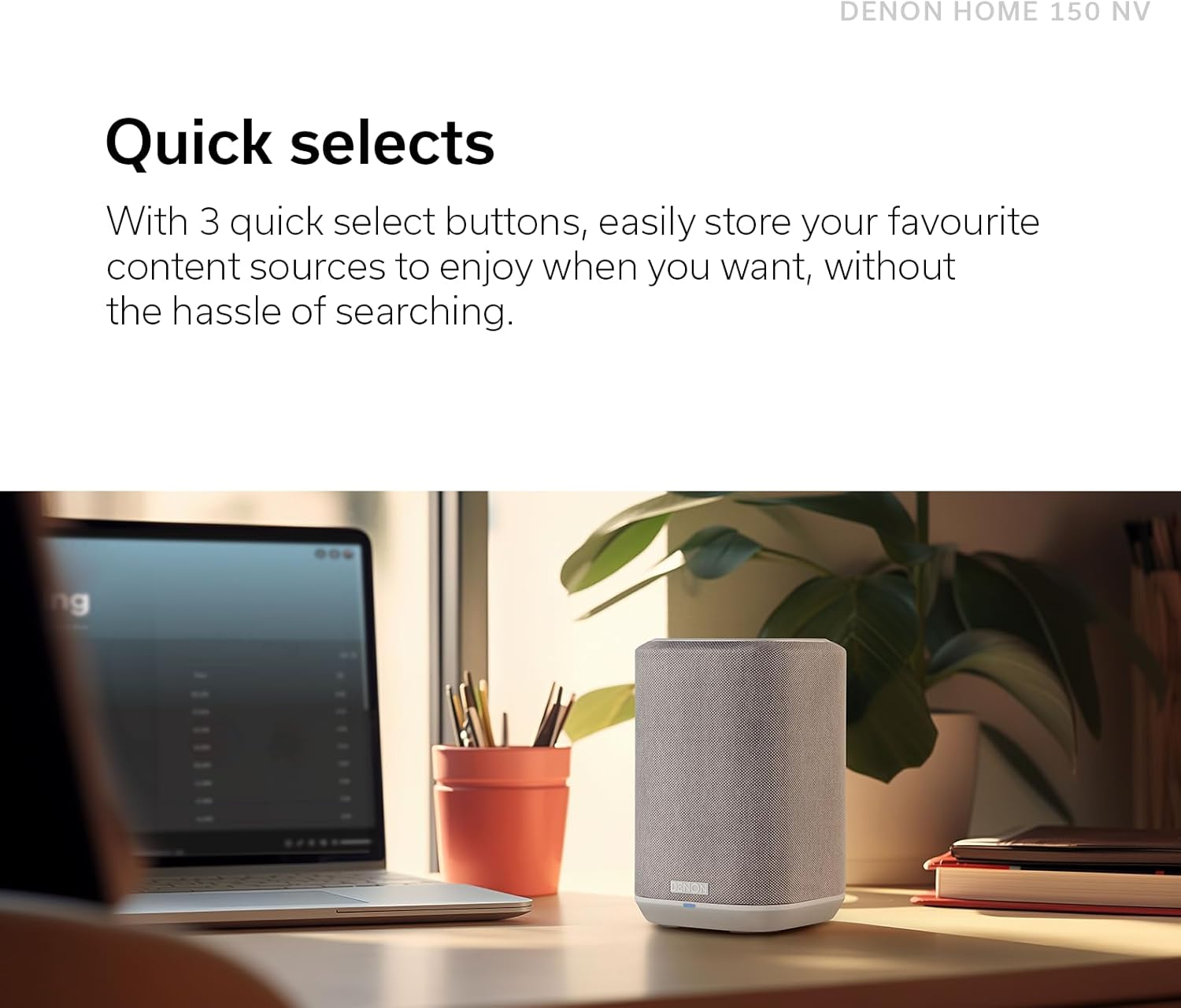 Denon Home 150 NV Wireless Speaker with HEOS Built-In Multir... - Image 8