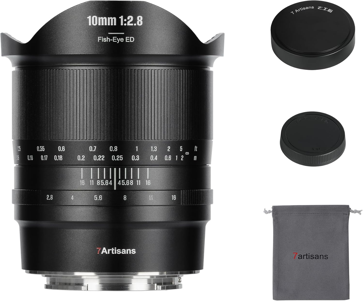 7artisans 10mm F2.8 II Ultra Wide Fisheye MF Lens, 185° for ... - Image 2