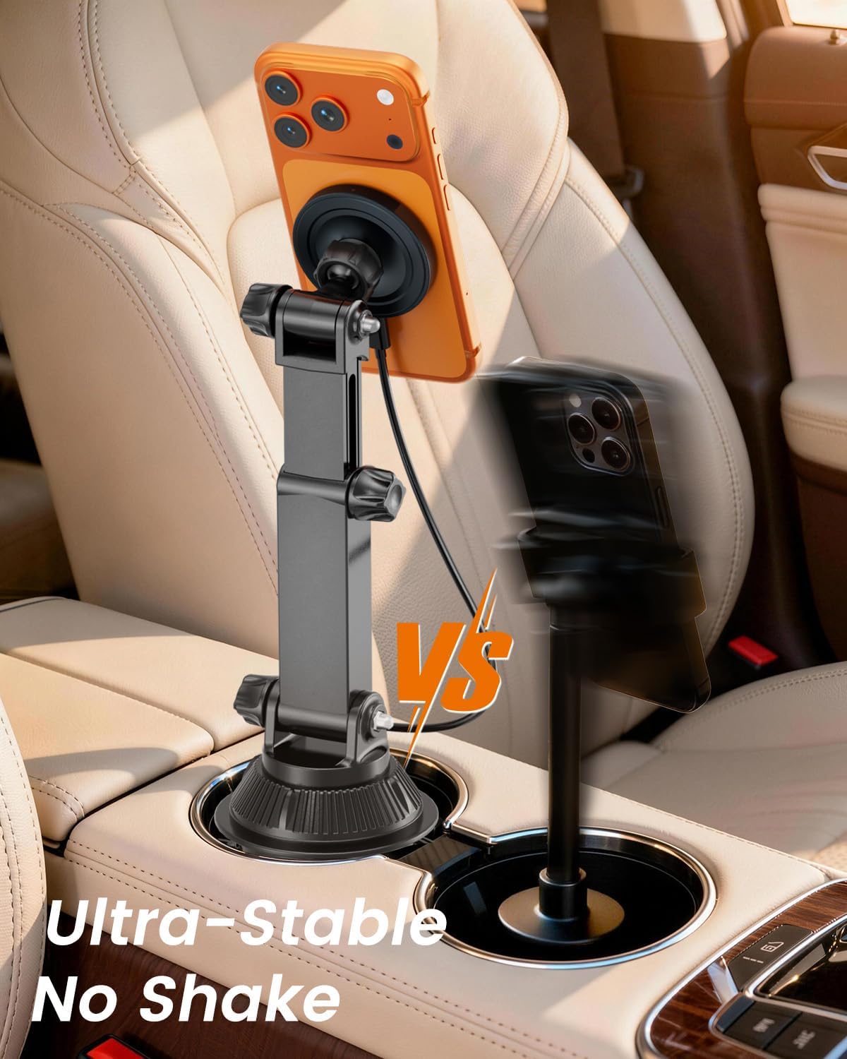 OHLPRO for MagSafe Car Charger Cup Holder Mount, 15W Fast Wi... - Image 4