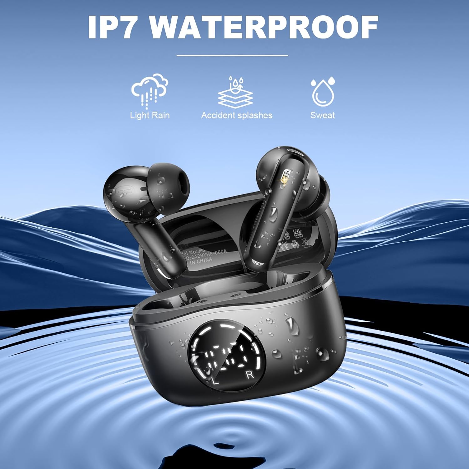 2026 Wireless Earbuds, Ear Buds Bluetooth 5.4 Earphones 48H ... - Image 7