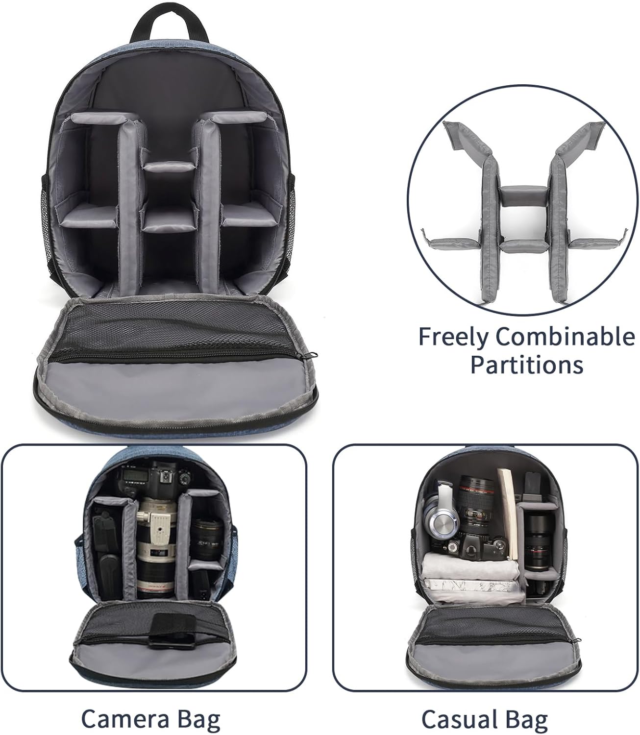 Small Camera Backpack for DSLR SLR Mirrorless Camera Outdoor... - Image 5