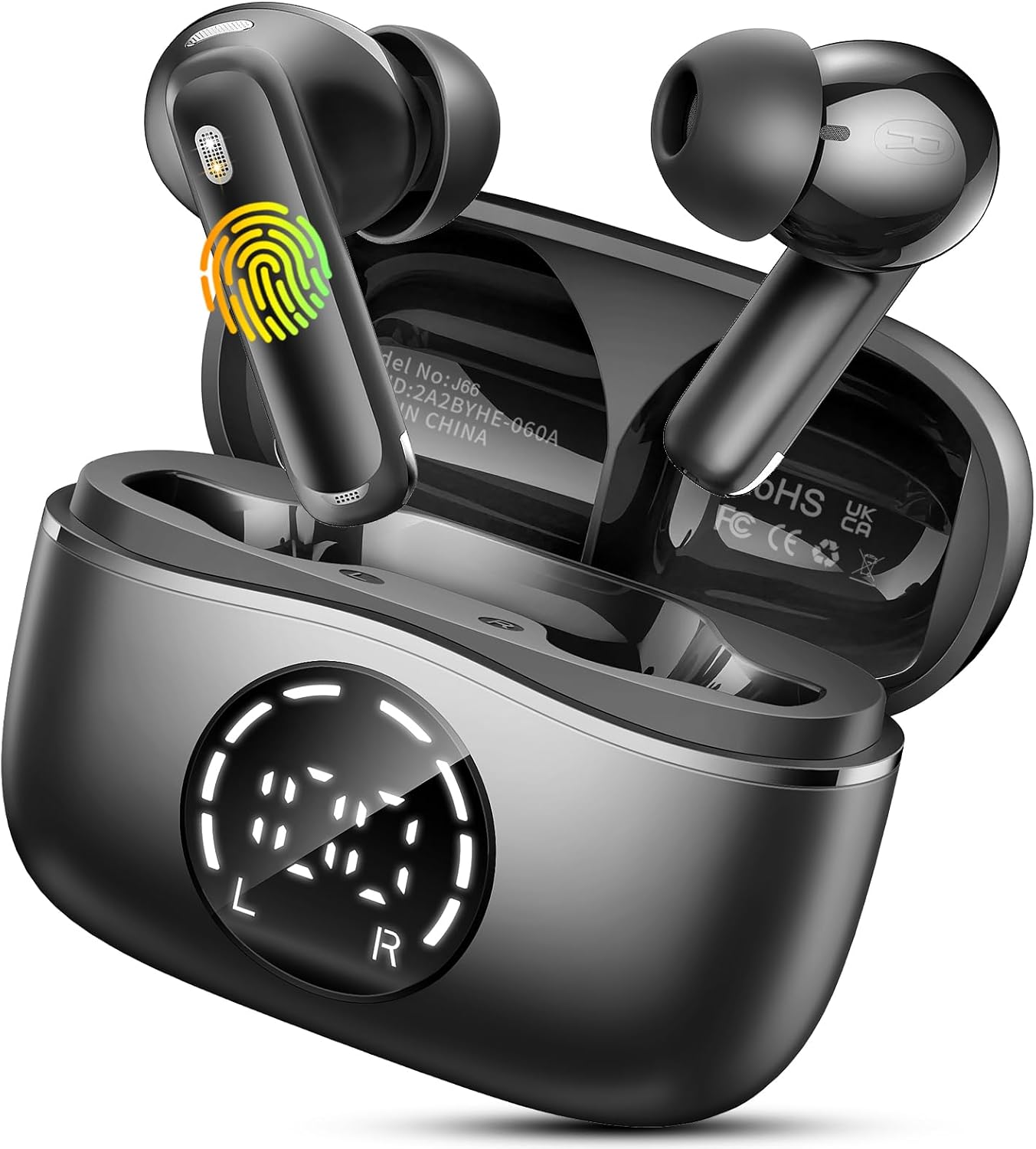 2026 Wireless Earbuds, Ear Buds Bluetooth 5.4 Earphones 48H ... - Image 2