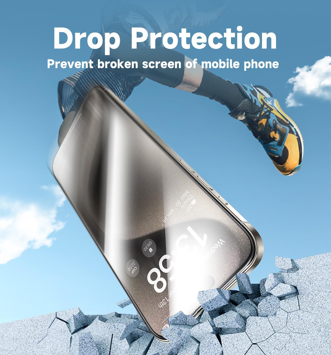 MAGIC JOHN 2 Pack for iPhone 15 Pro Max 6.7 inch Tempered Gl... - Image 6