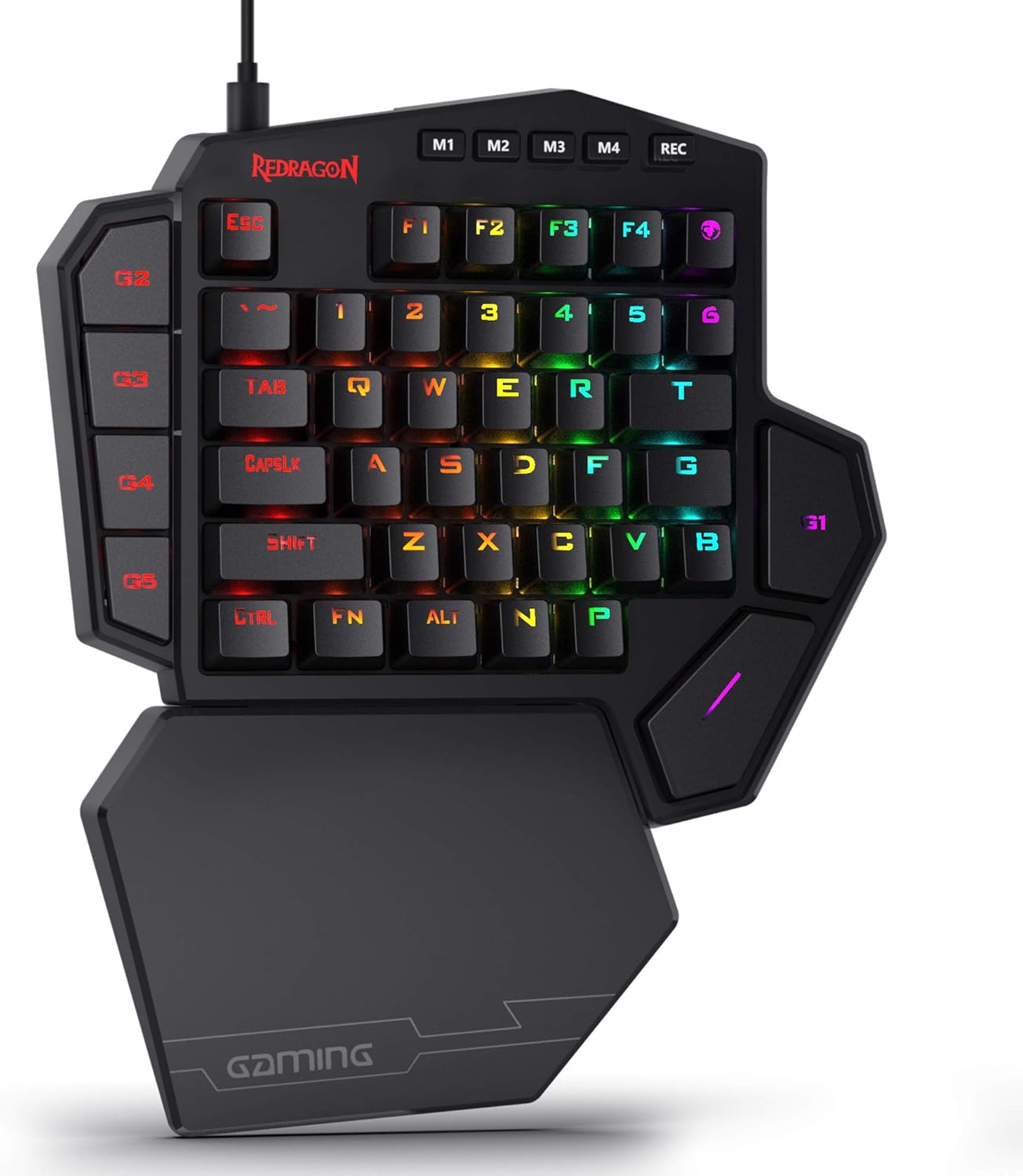 Redragon K585 DITI One-Handed RGB Mechanical Gaming Keyboard... - Image 2