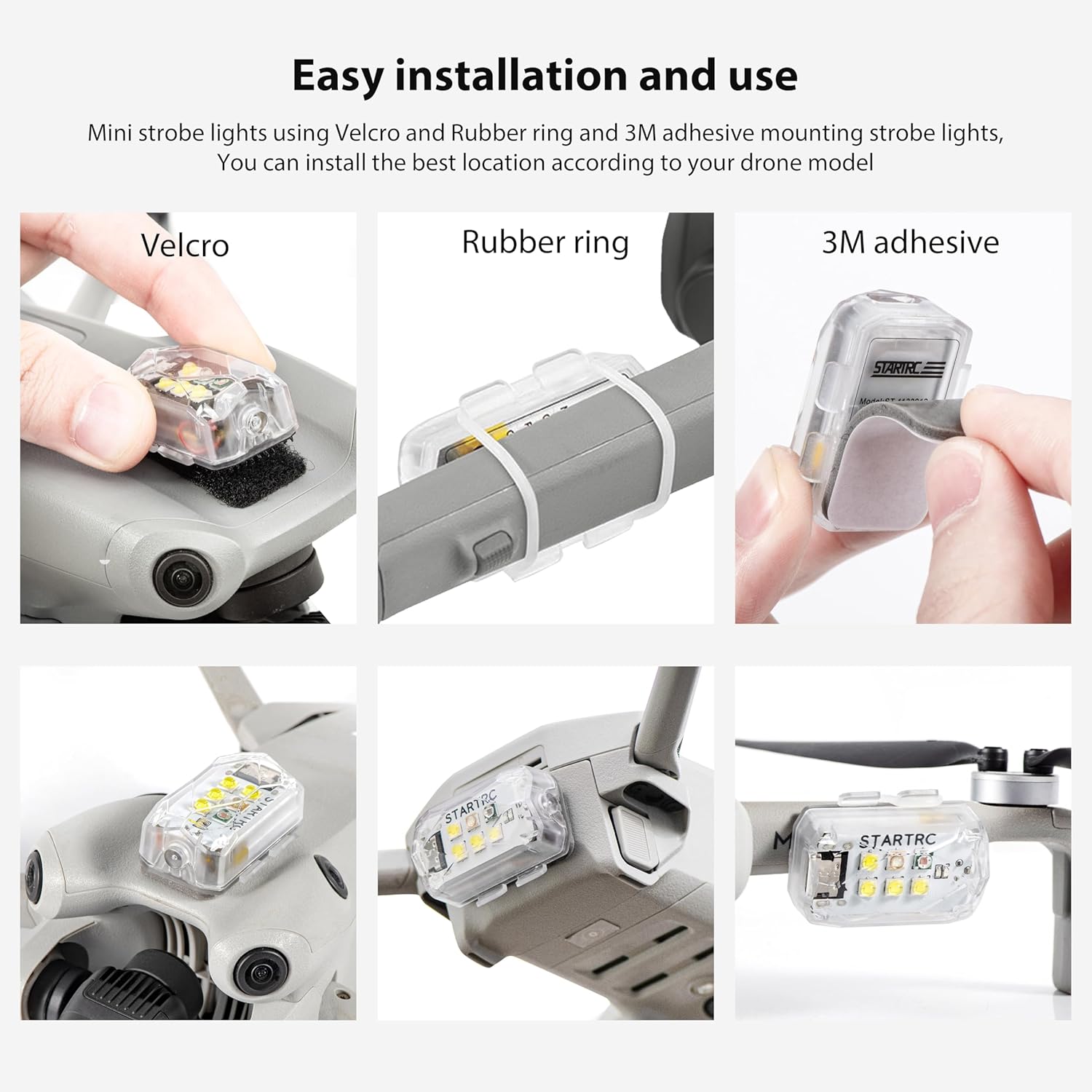 STARTRC Strobe Light, Anti Collision Rechargable Flash Led L... - Image 7