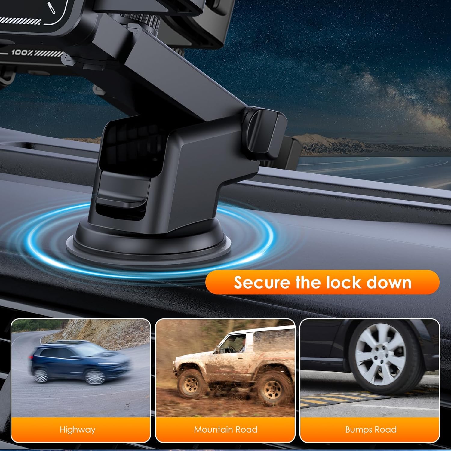 Wireless Car Charger Fast Charging: Qoosea Qi 15W Car Mount ... - Image 7