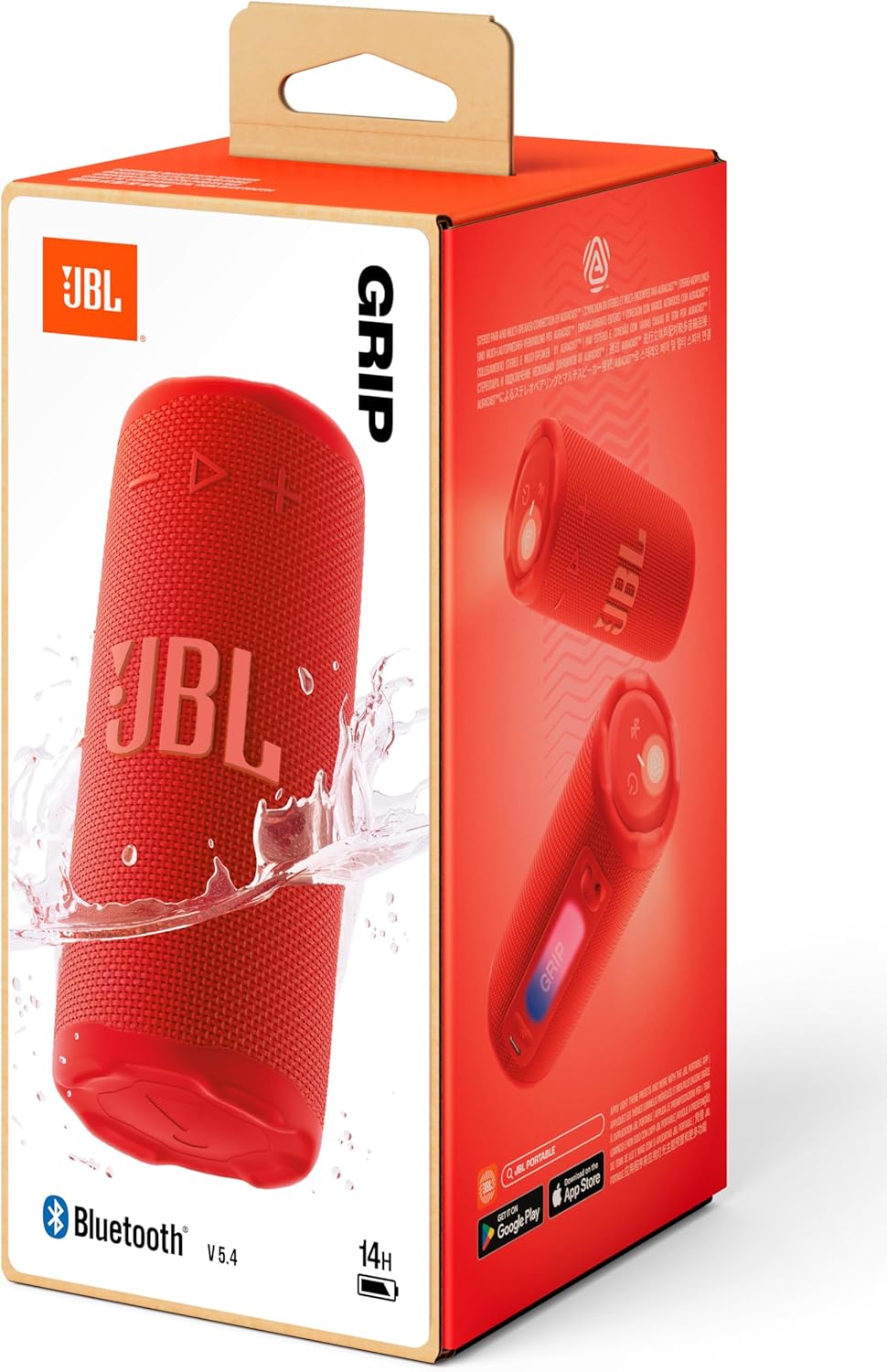 JBL Grip, Compact Bluetooth Speaker, Red | JBL Pro Sound wit... - Image 10