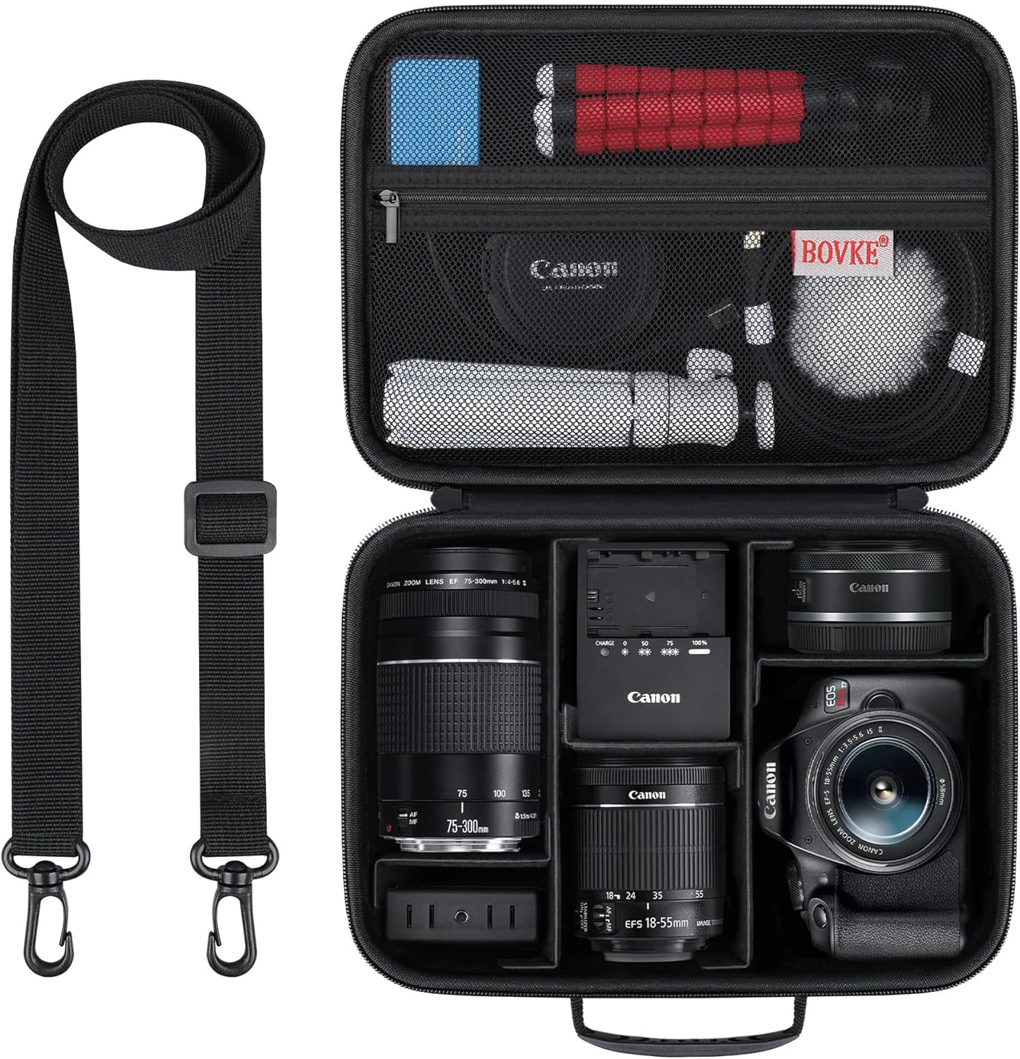 BOVKE Hard Case for Canon EOS 2000D / 4000D / R100 / R50 / R... - Image 2
