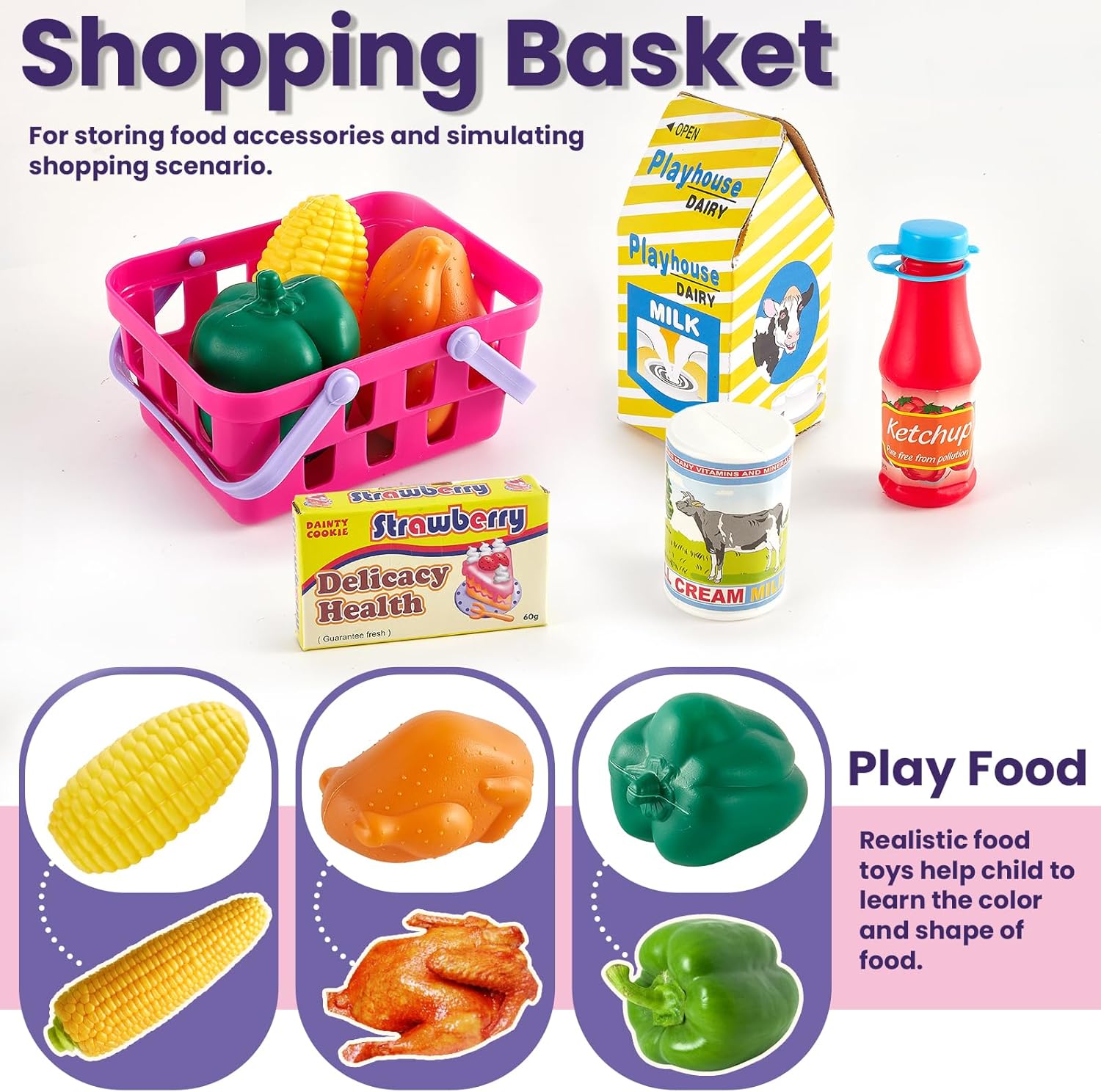 BUYGER Kids Toy Till Cash Register with Receipt Printer Scan... - Image 6