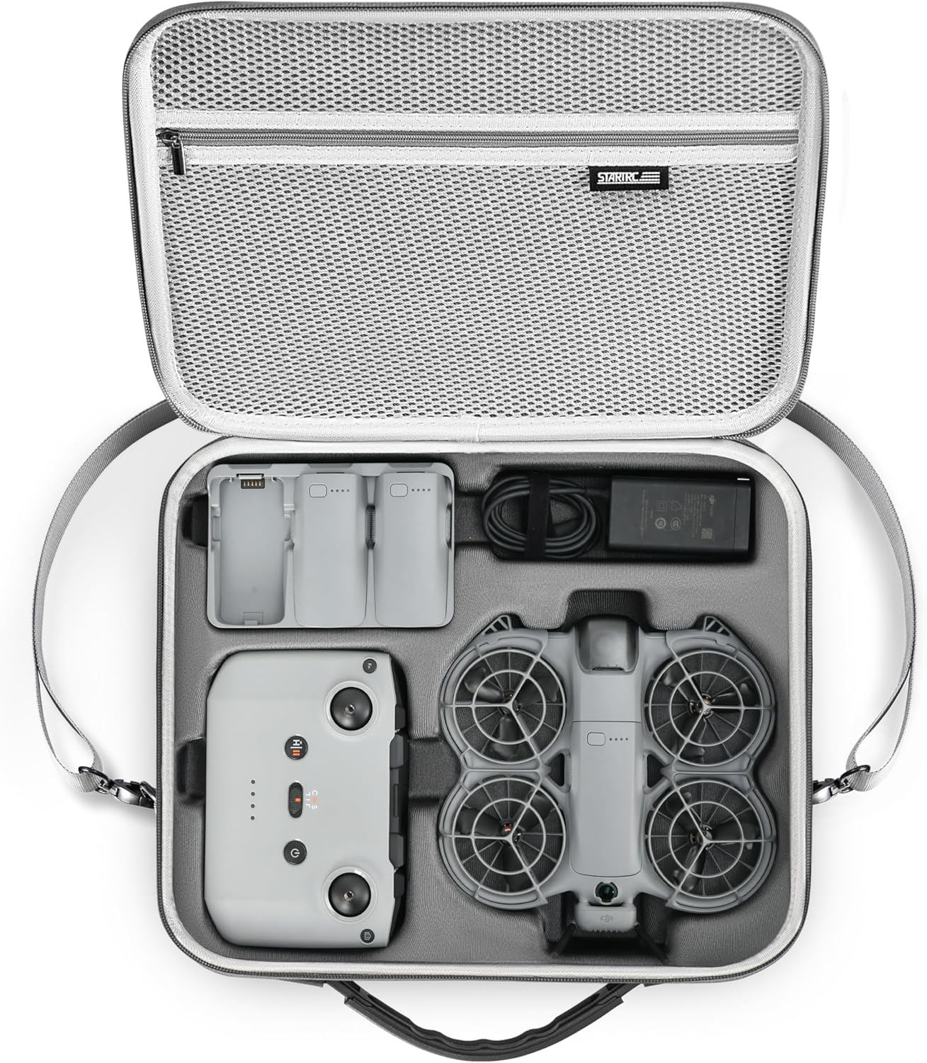 STARTRC Portable PU Storage Bag for DJI Neo 2 Drone & Fly Mo...
