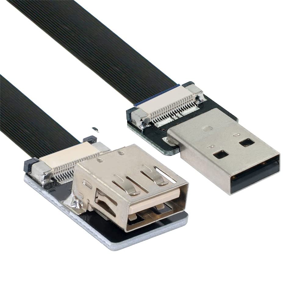 Xiwai 0.5M USB 2.0 Type-A Male to Female Extension Data Flat... - Image 2