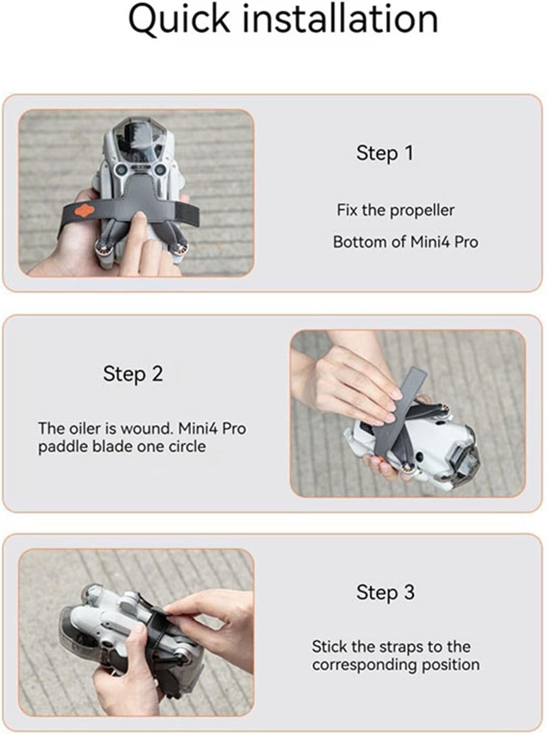 Drone Propeller Holder Soft PU Guard Strap Protective Belt f... - Image 7
