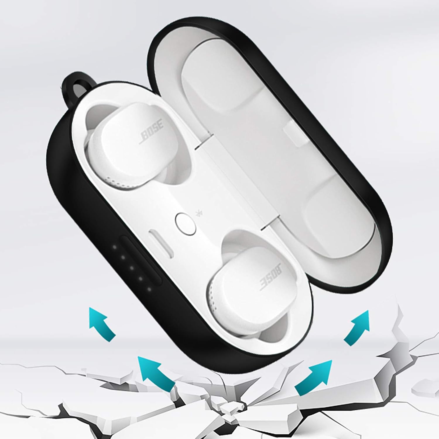 Compatible with Bose QuietComfort Earbuds Case, onetuo Silic... - Image 3