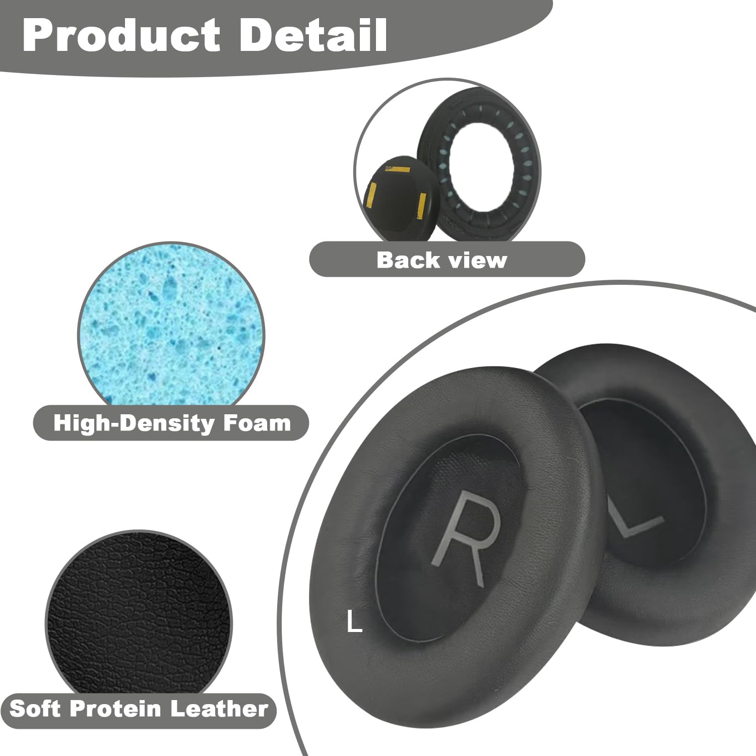 Replacement Ear Pads for Bose 700 Noise Cancelling Headphone... - Image 5